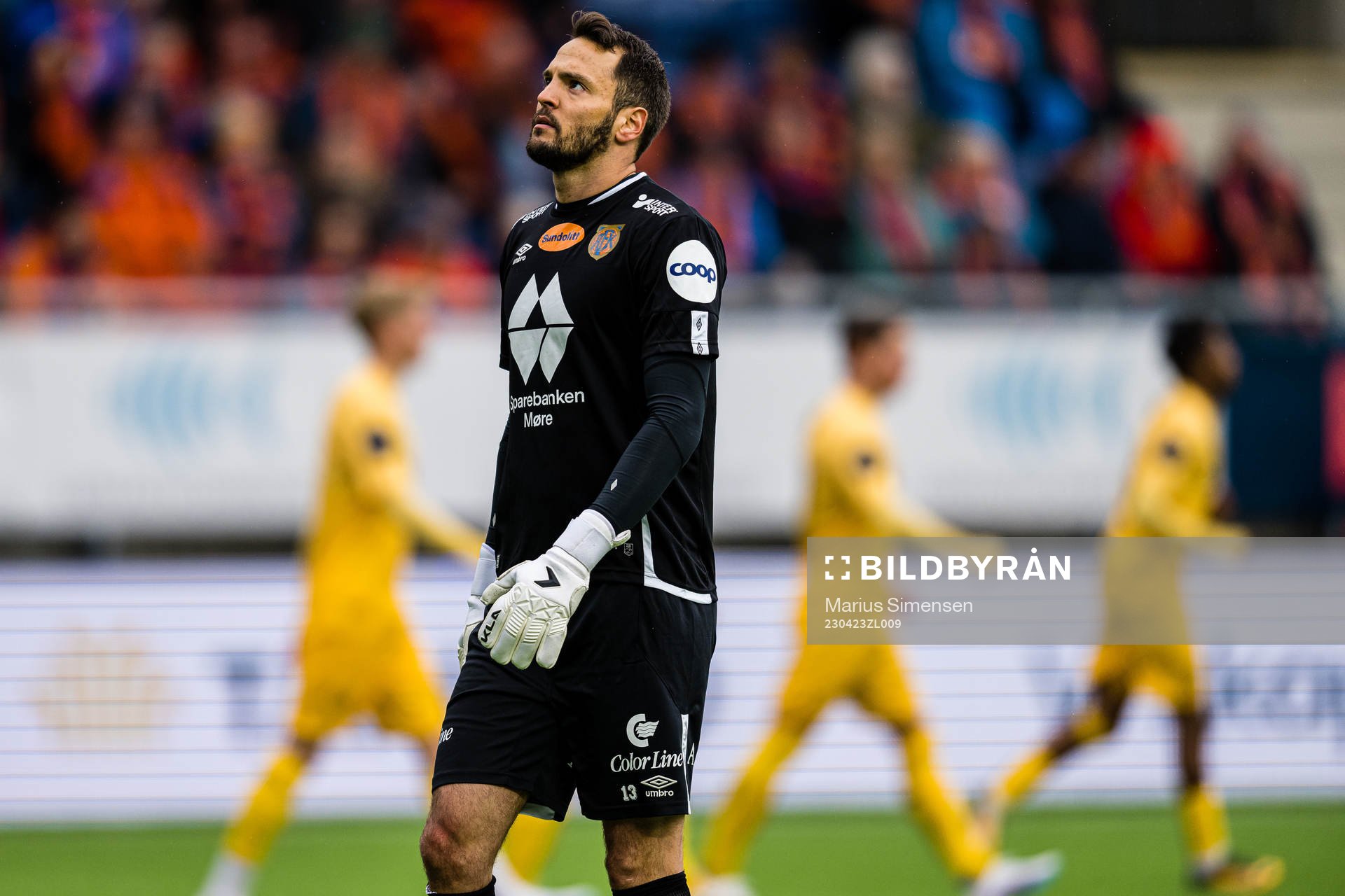 Michael Lansing of Aalesund looks dejected