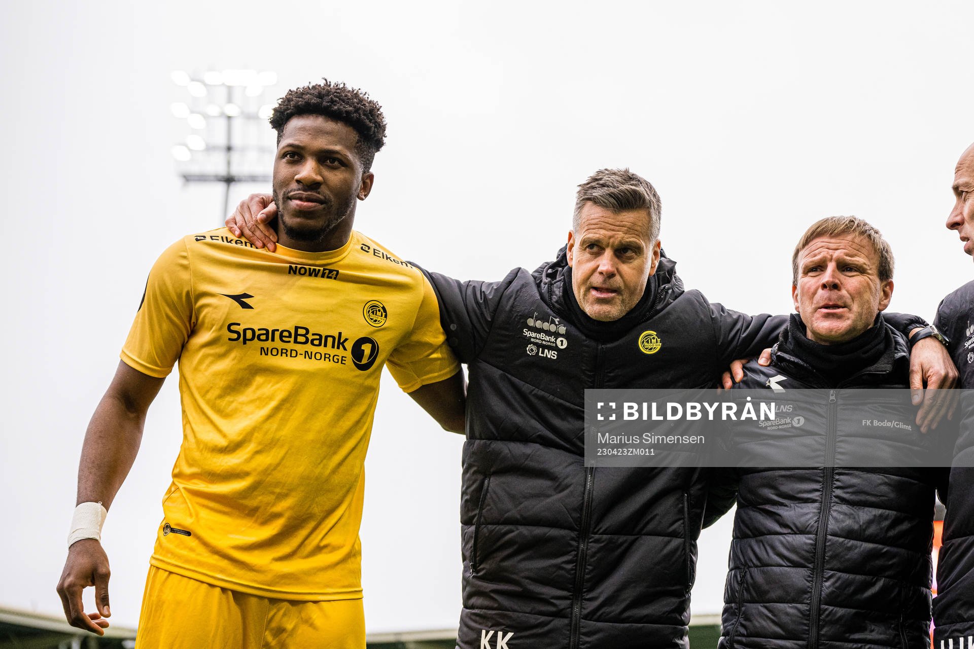 Pemi Faris, Kjetil Knutsen, head coach of Bodø/Glimt, and
