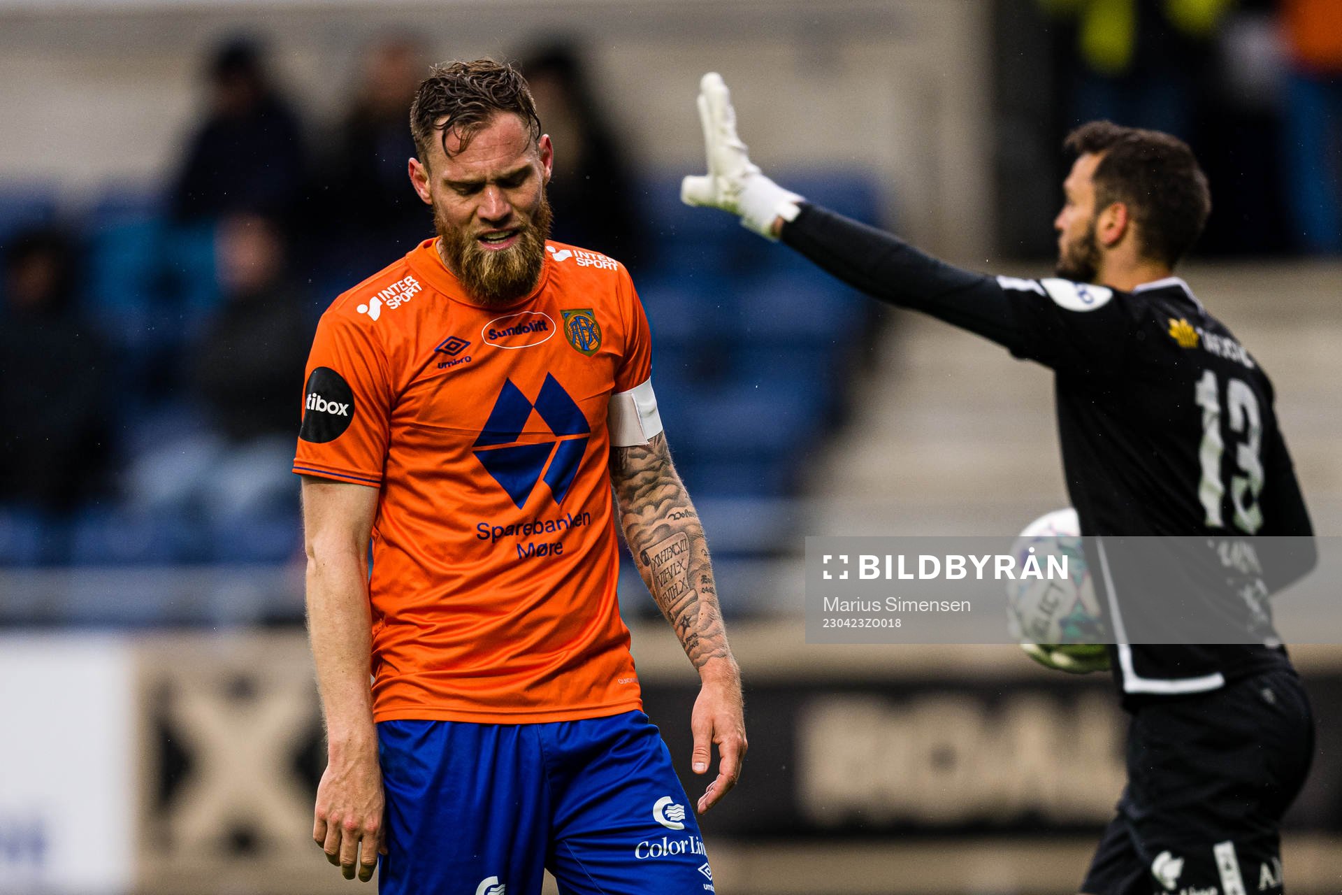David Fällman of Aalesund looks dejected