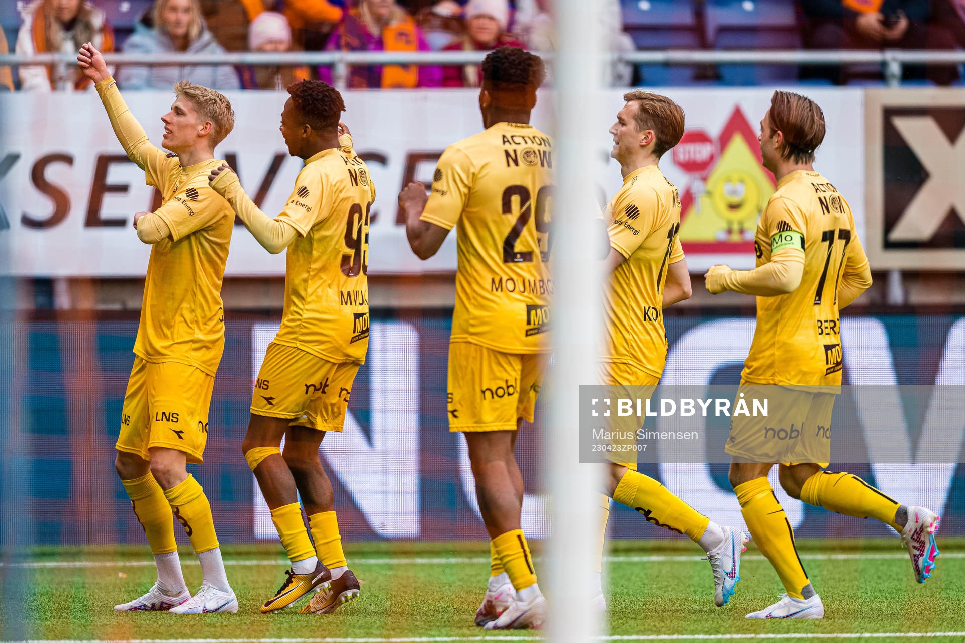 Albert Grønbæk of Bodø/Glimt celebrates