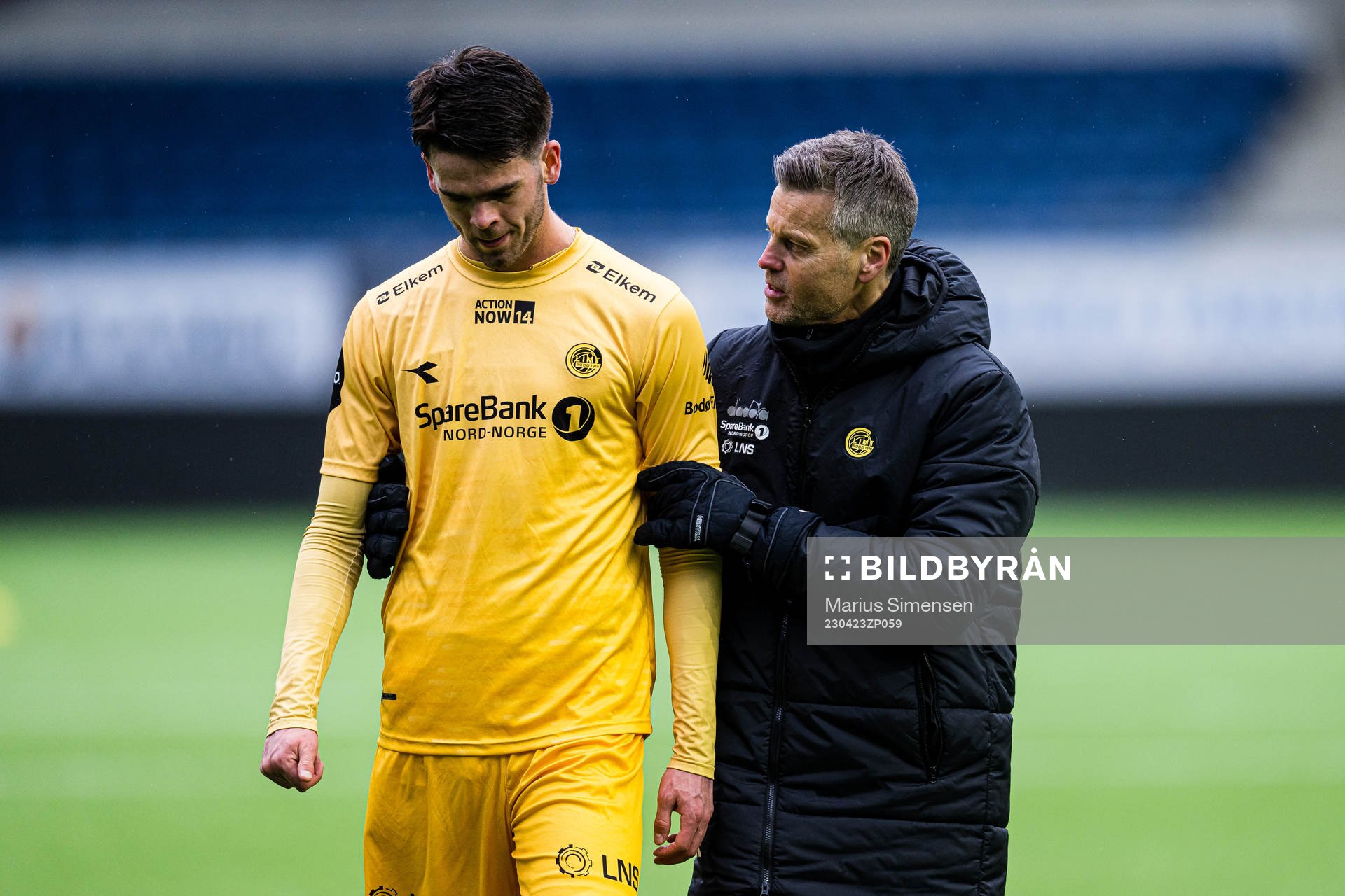 Lasse Nordås of Bodø/Glimt looks dejected (after missing