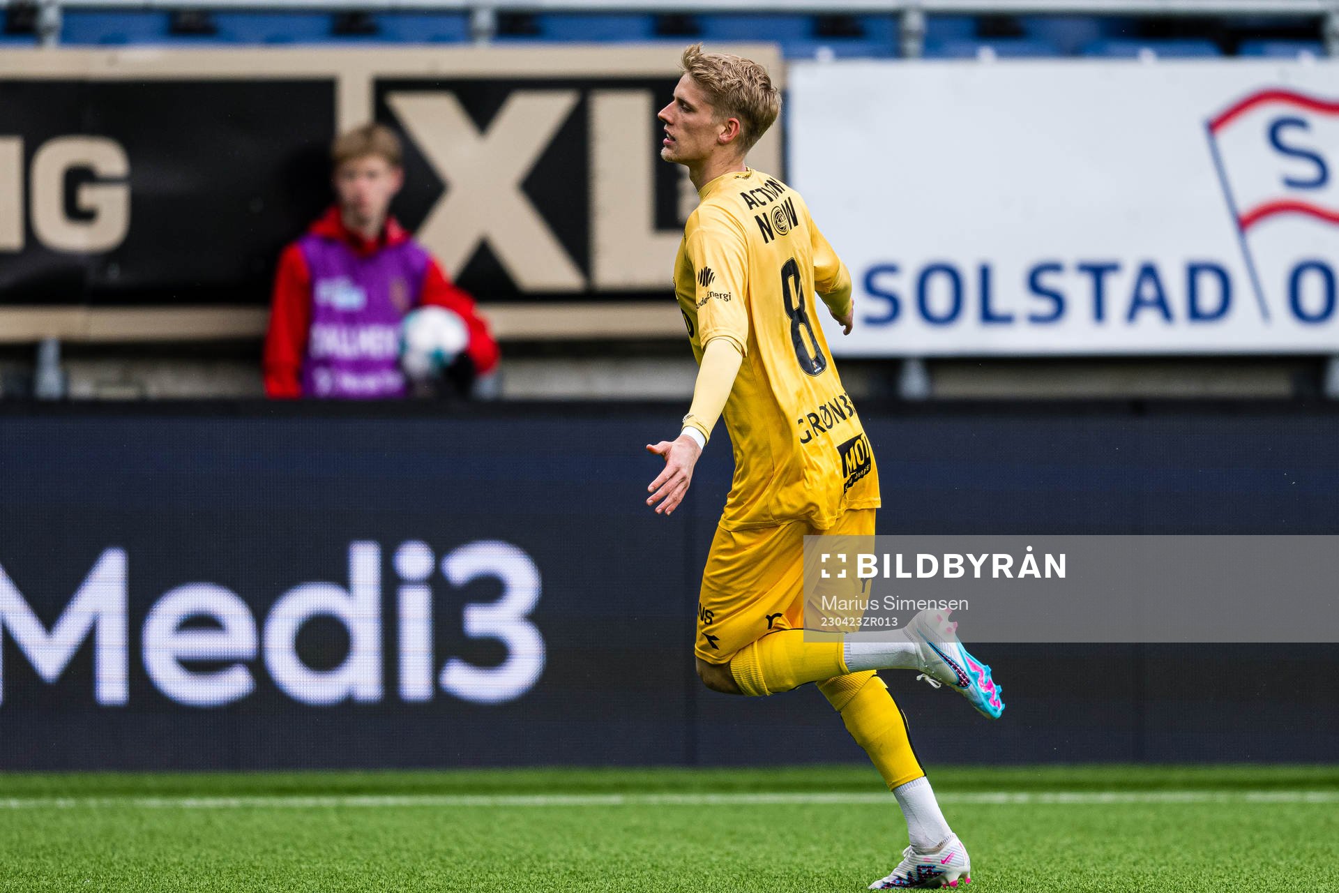 Albert Grønbæk of Bodø/Glimt celebrates
