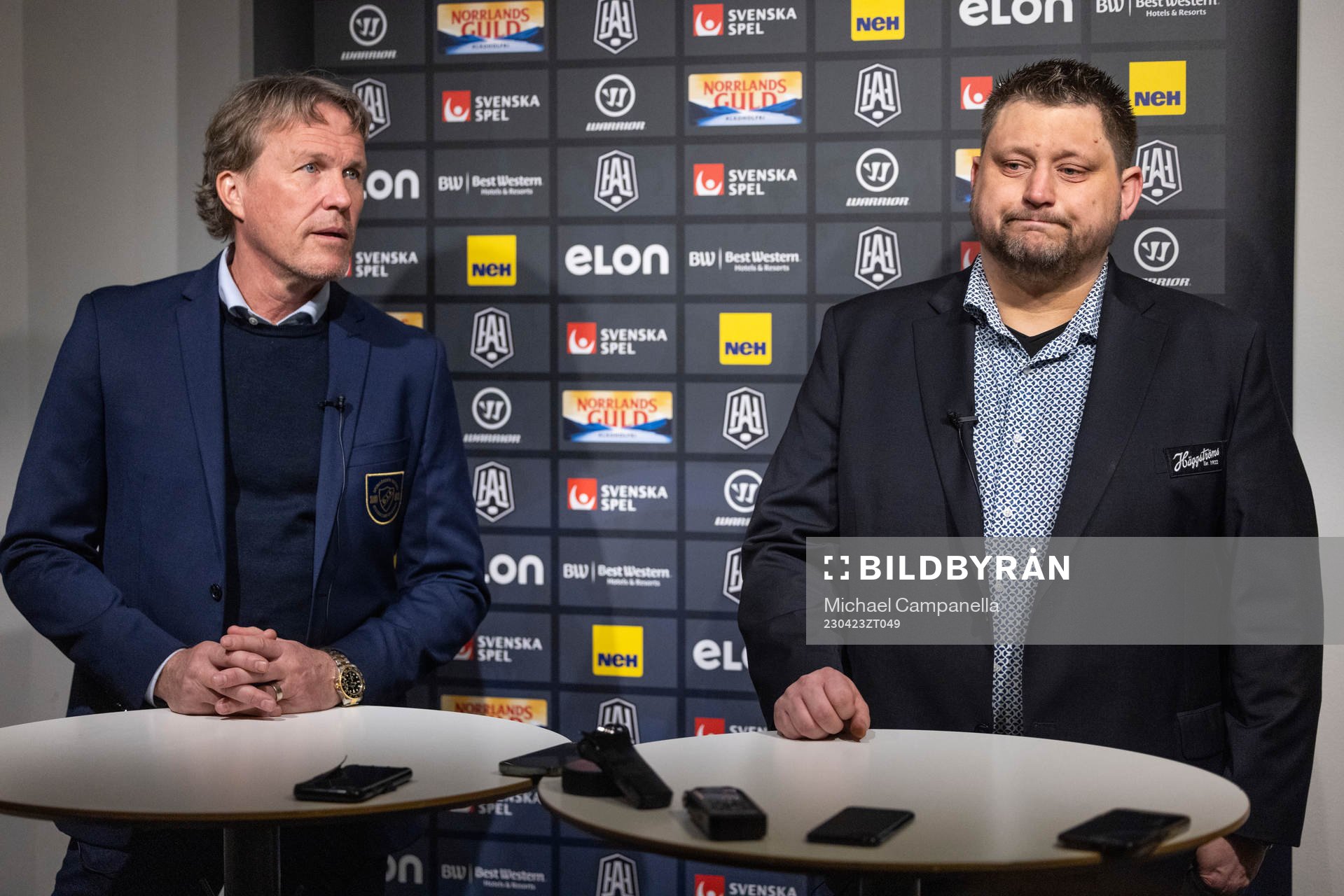 Djurgårdens tränare Johan Garpenlöv och Modos tränare