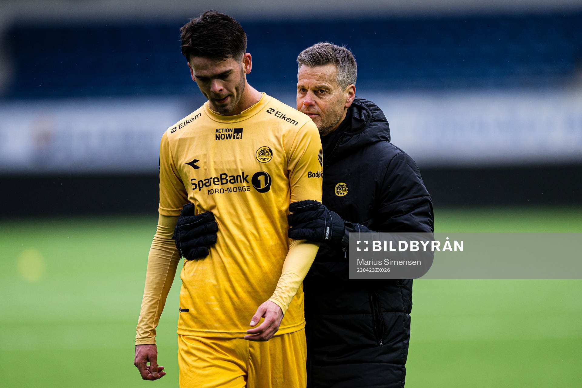 Lasse Nordås of Bodø/Glimt looks dejected (after missing