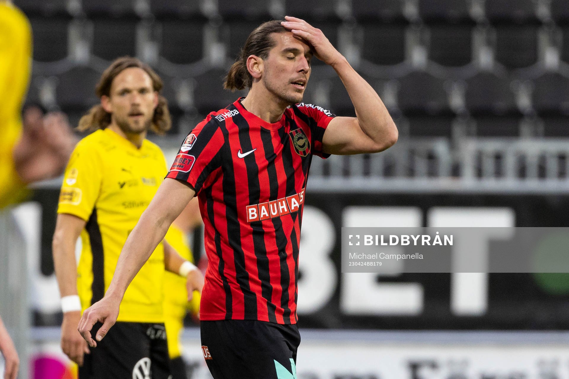 Brommapojkarnas Nikola Vasic deppar