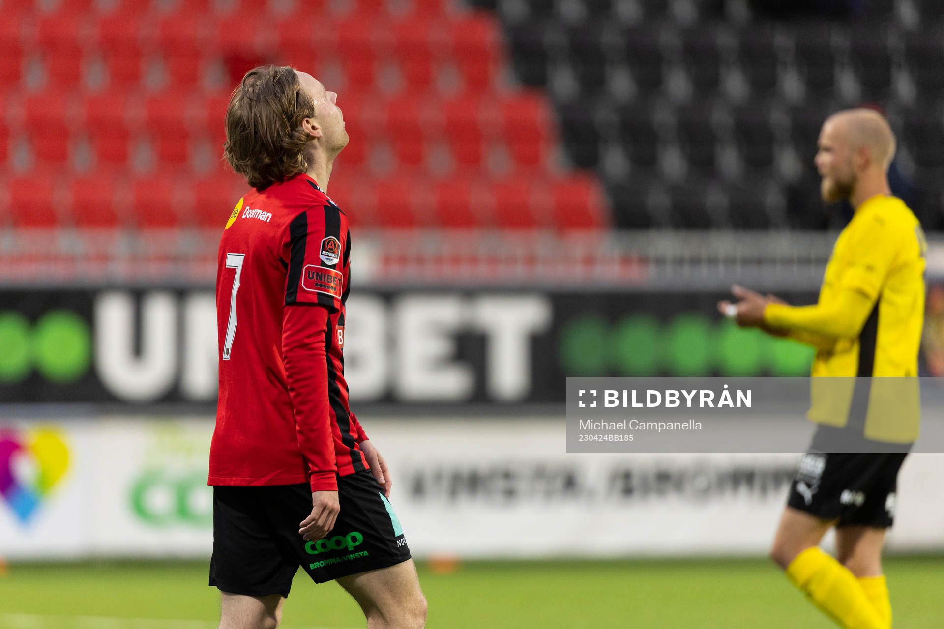Brommapojkarnas Oscar Pettersson deppar