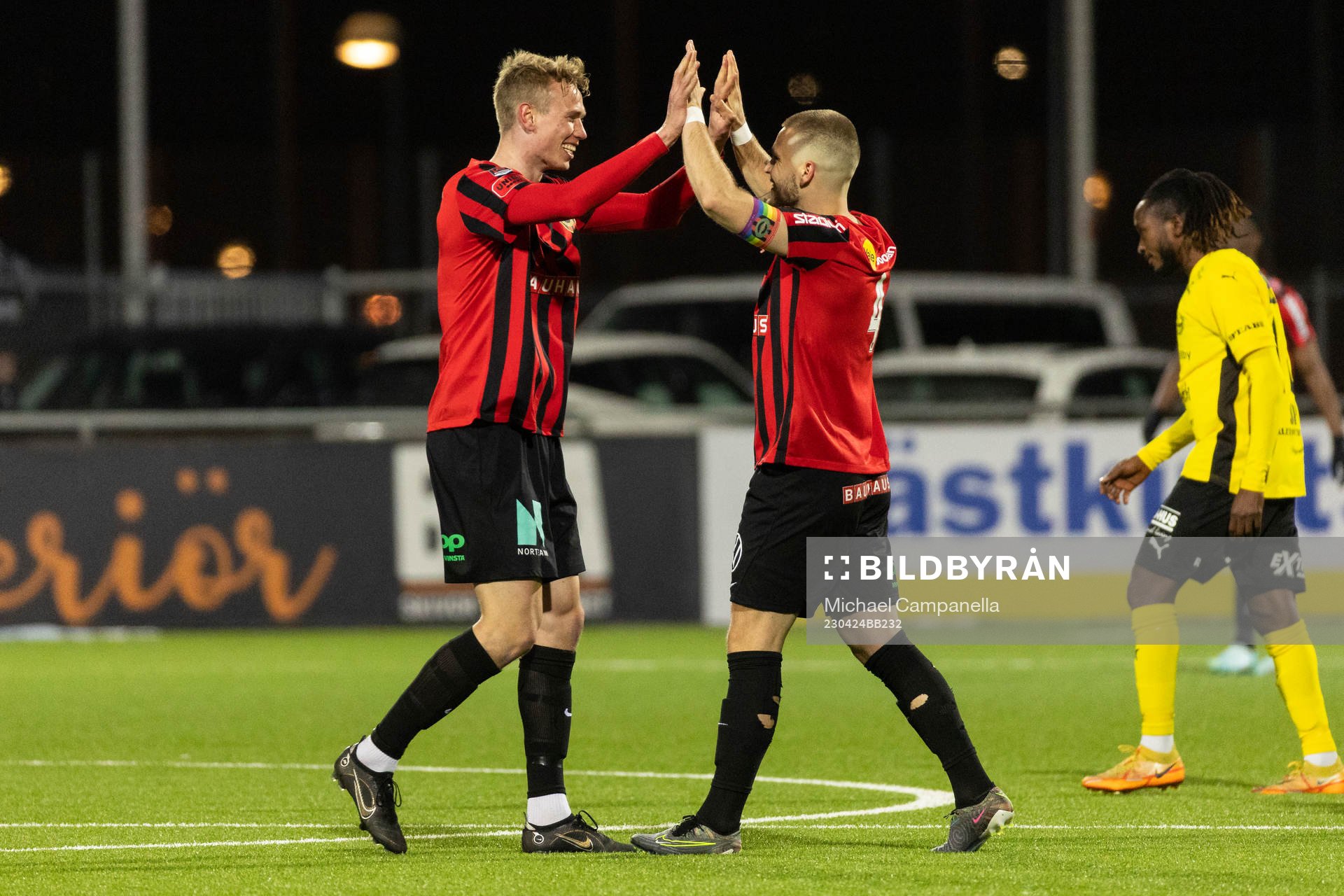 Brommapojkarnas Torbjörn Lysaker Heggem och Amadeus