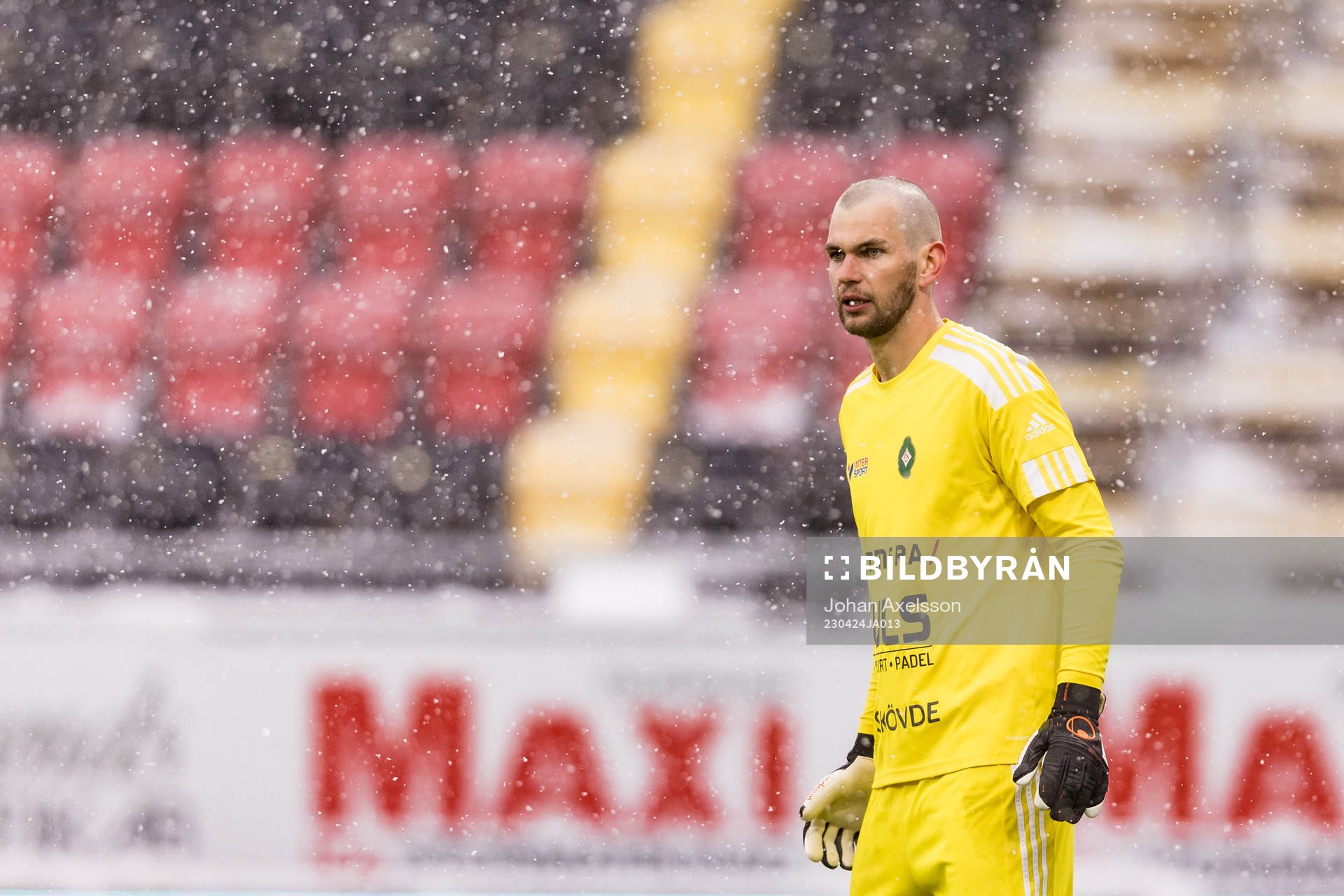Skövde AIKs målvakt Markus Fröjd