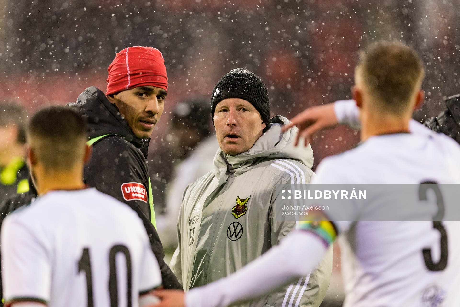 Östersunds fotbollschef Stefan Lundin efter fotbollsmatchen i Superettan mellan Östersund och Skövde AIK den 24 april 2023 i Östersund.