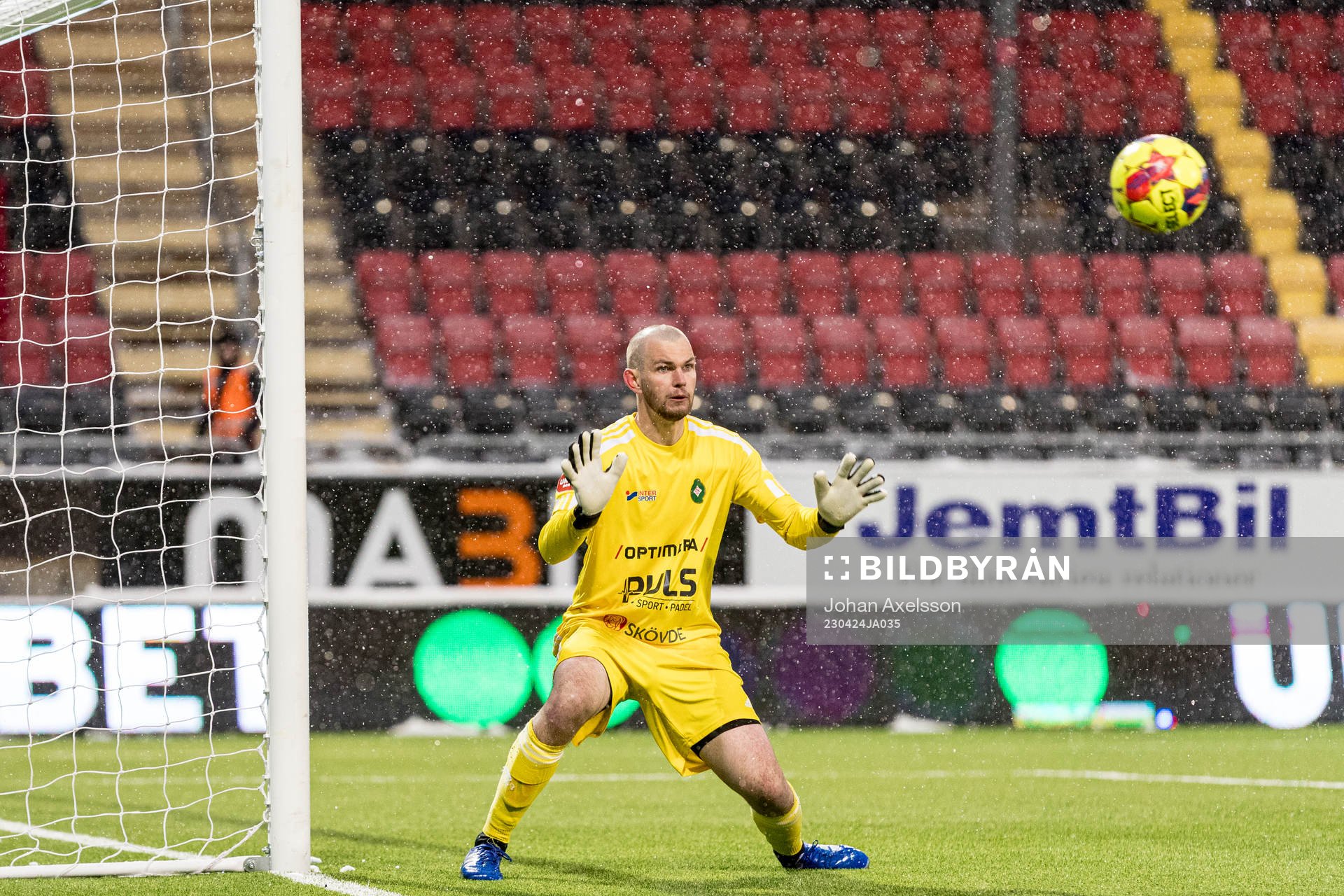 Skövde AIKs målvakt Markus Fröjd