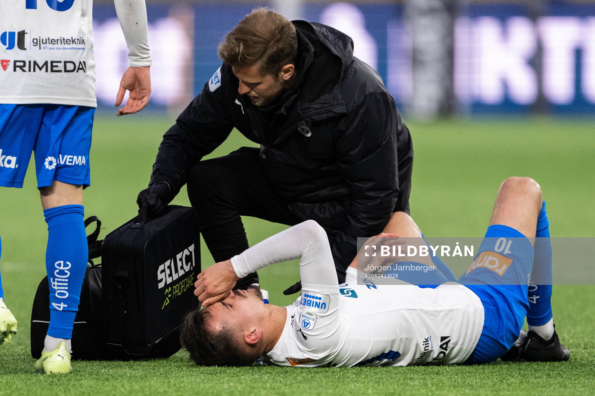 Värnamos Ajdin Zeljkovic har ont