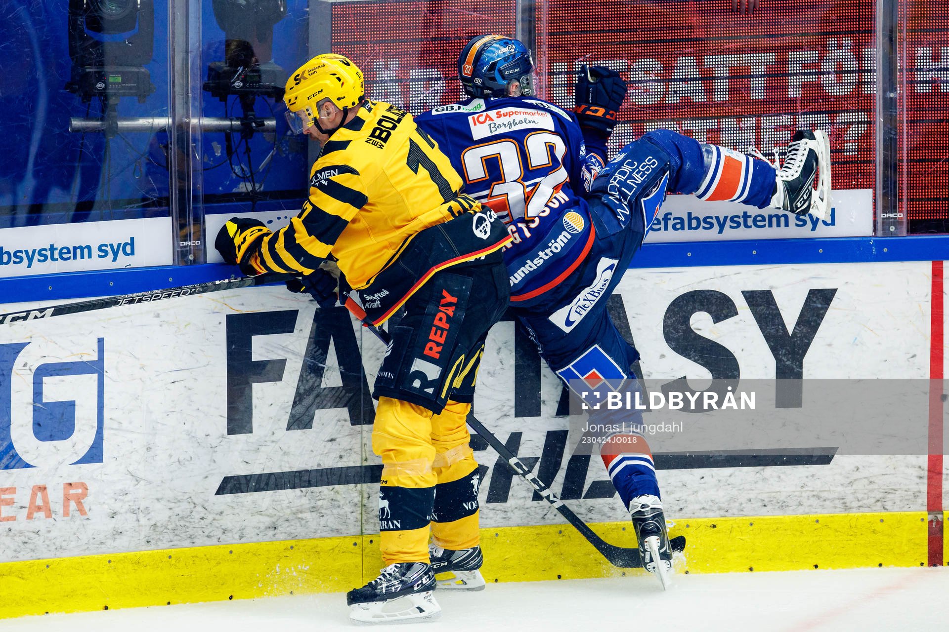 Skellefteås Pär Lindholm och Växjös Lukas Bengtsson