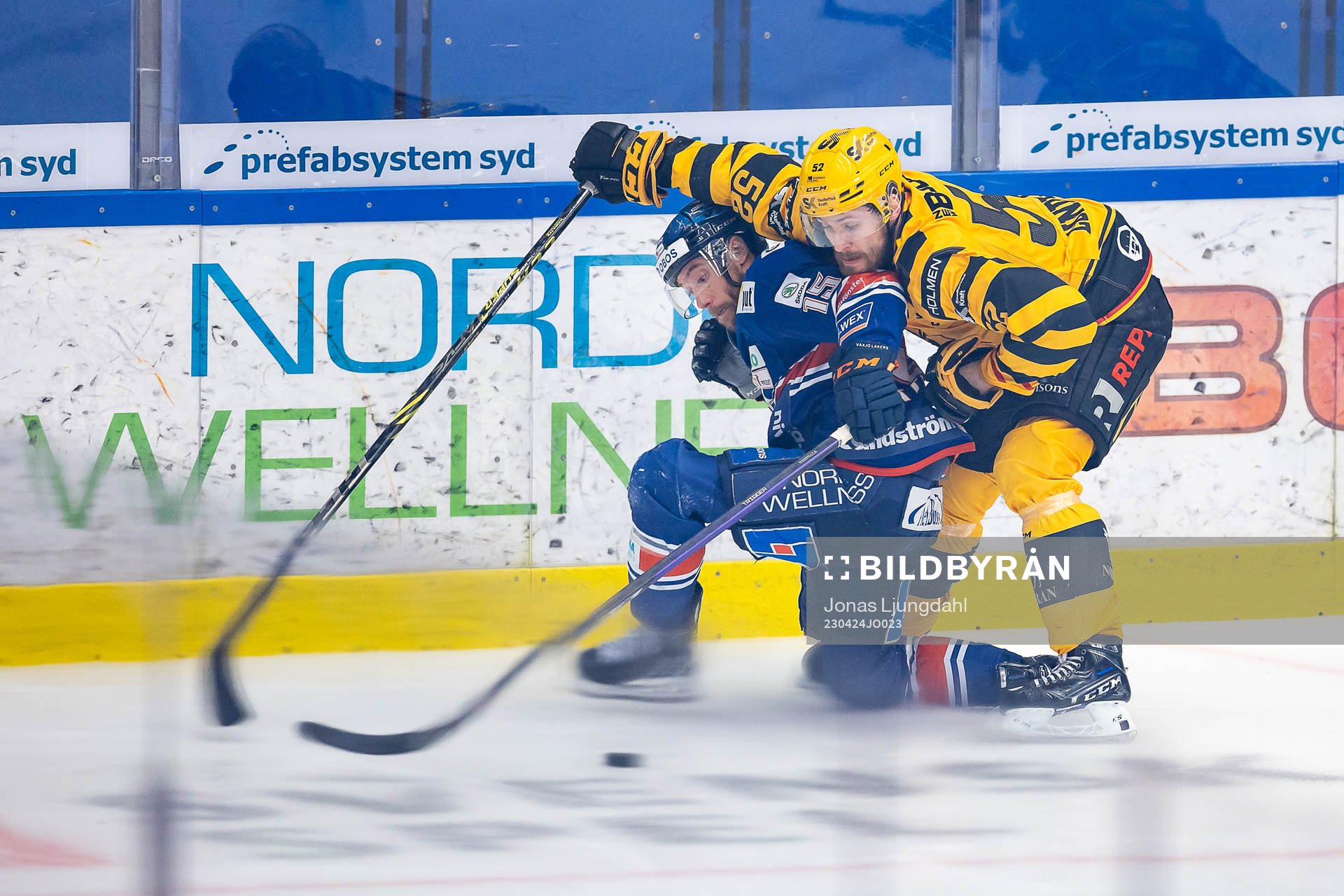 Växjös Dan Sexton och Skellefteås Arvid Lundberg