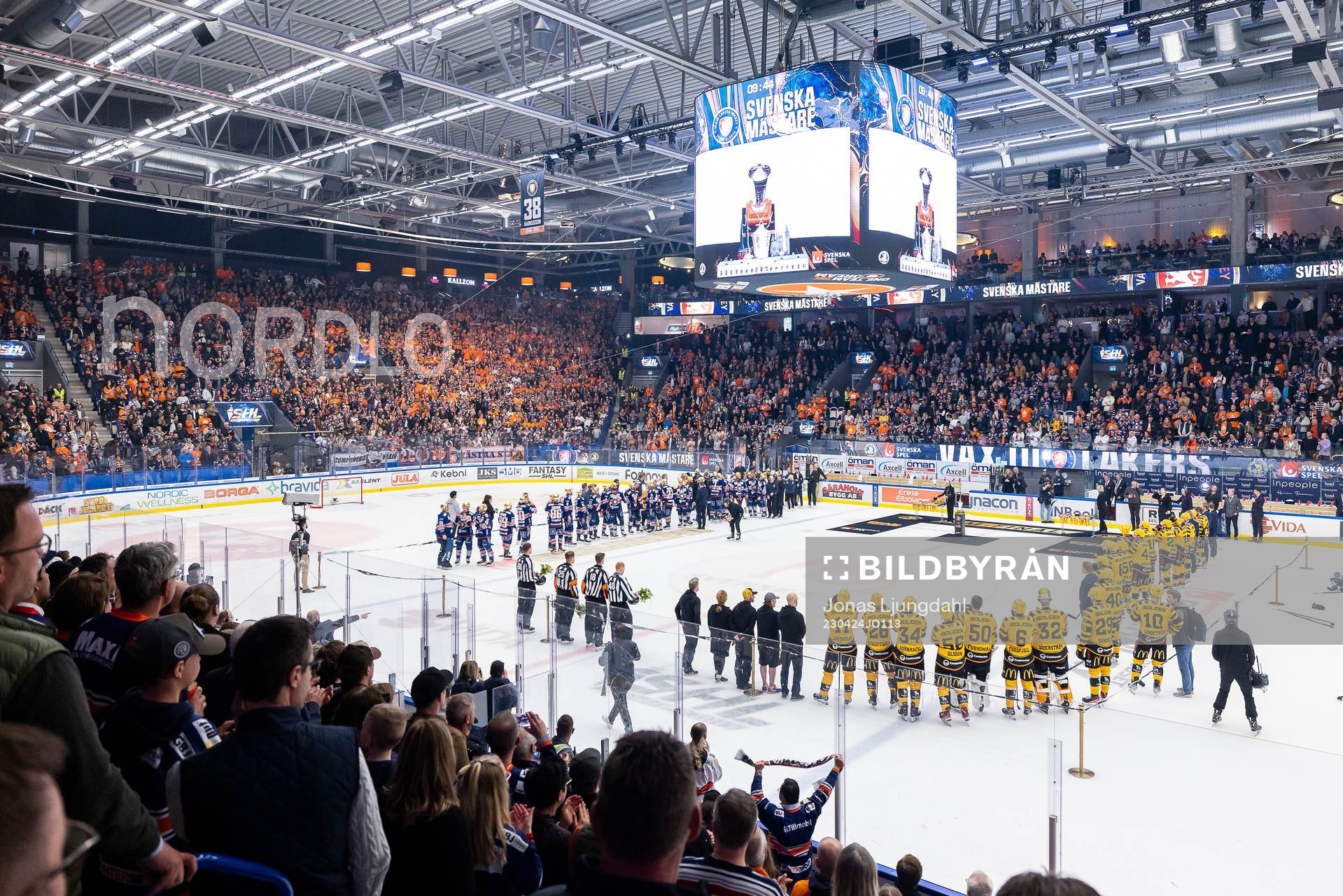Lagen uppställda frö prisutdelning