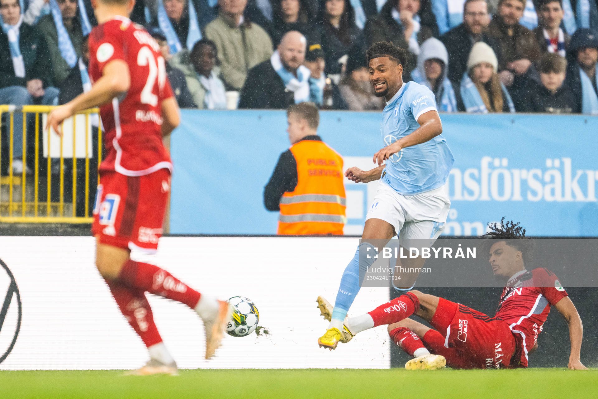Malmö FFs Joseph Ceesay och IFK Norrköpings Jesper Ceesay