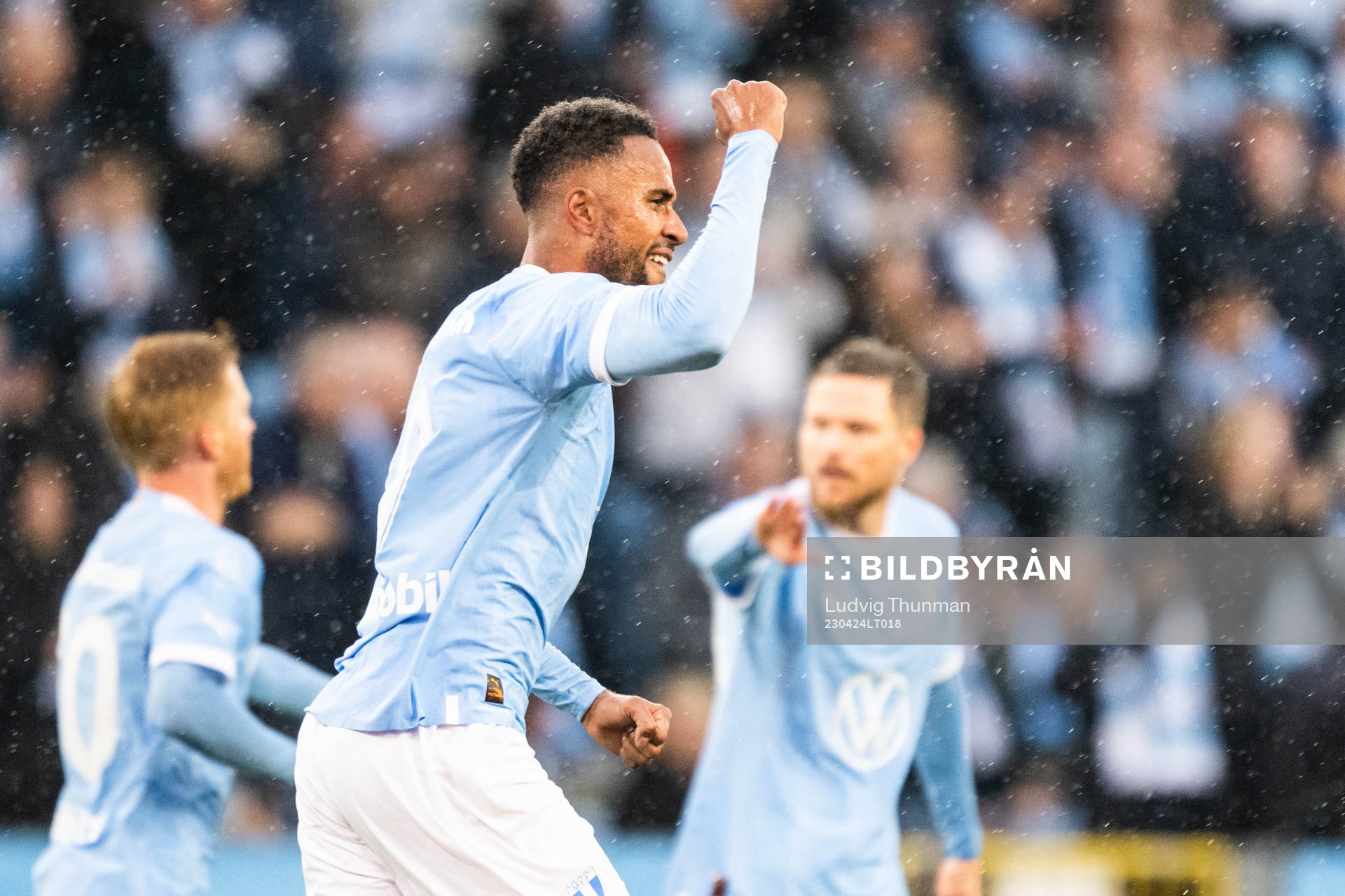 Malmö FFs Isaac Kiese Thelin jublar