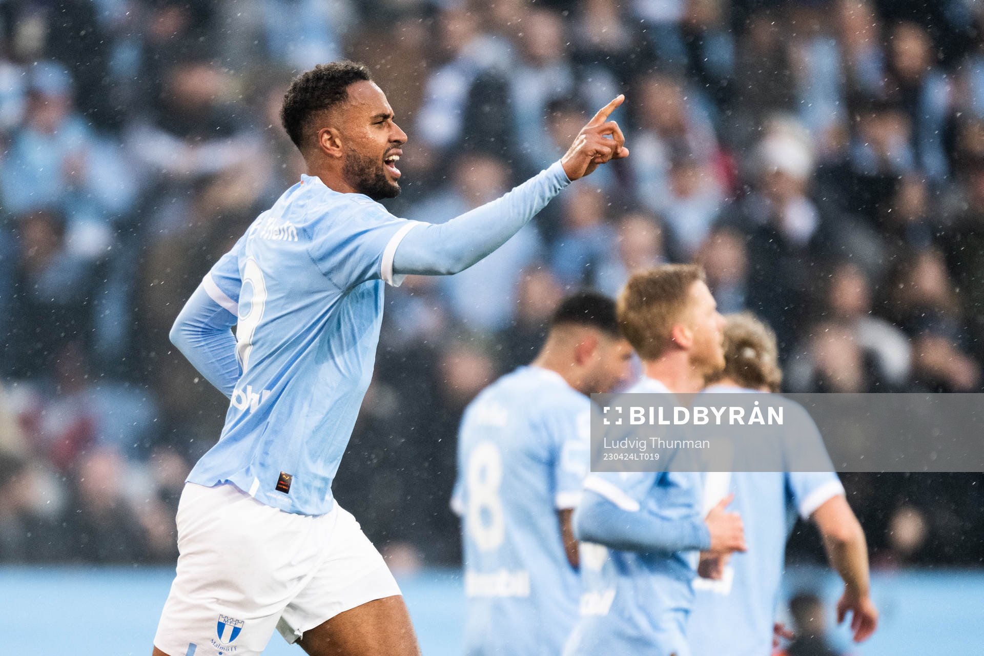 Malmö FFs Isaac Kiese Thelin jublar