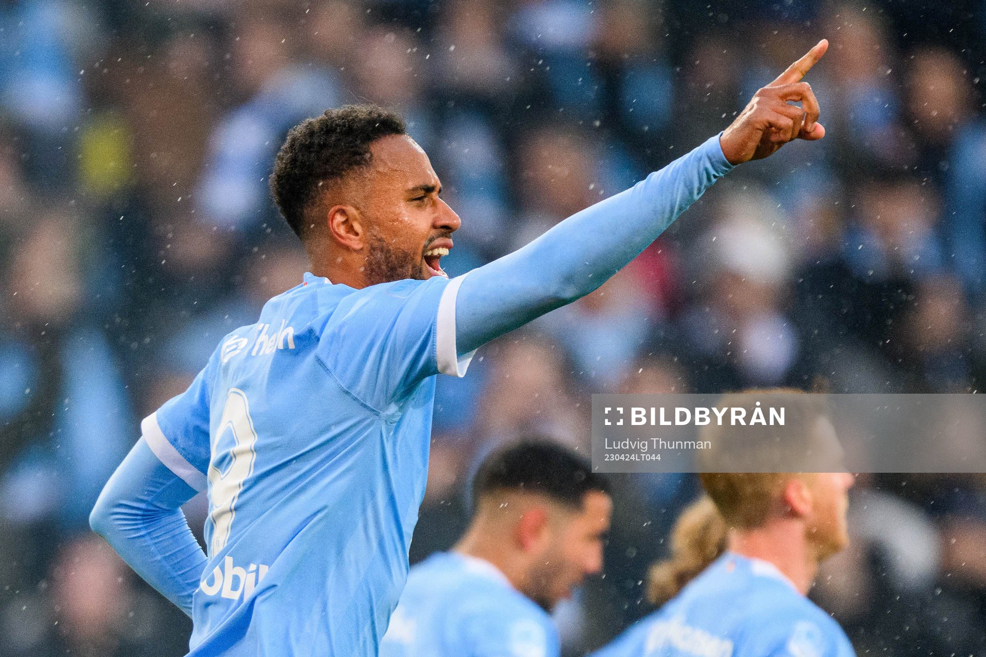 Malmö FFs Isaac Kiese Thelin jublar