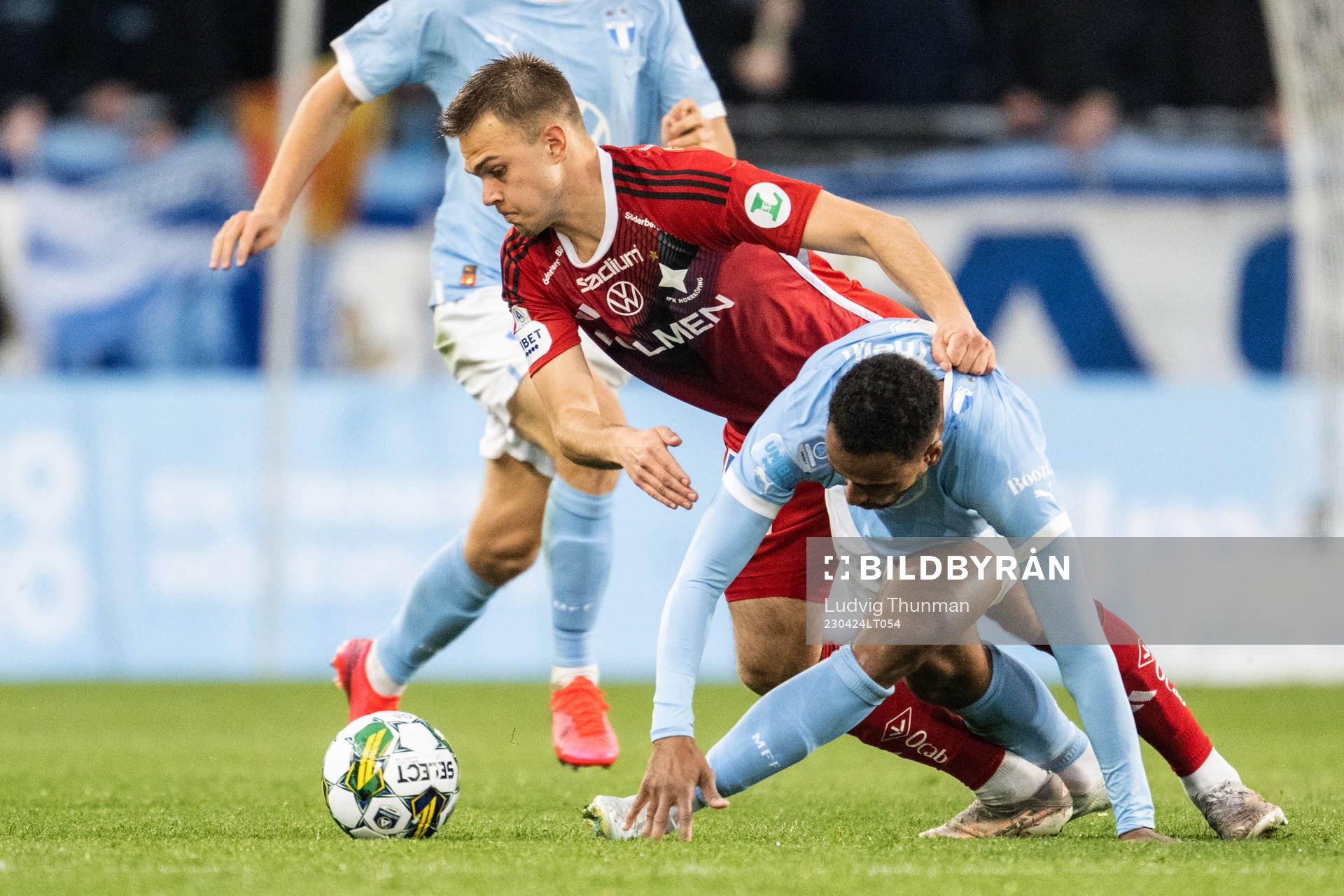 Malmö FFs Isaac Kiese Thelin och IFK Norrköpings Wille