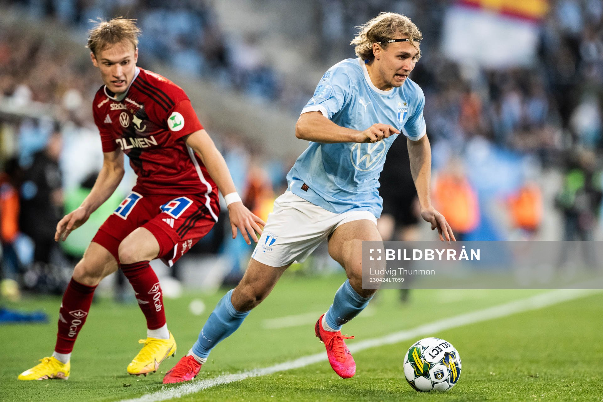 IFK Norrköpings Marcus Baggesen och Malmö FFs Sebastian