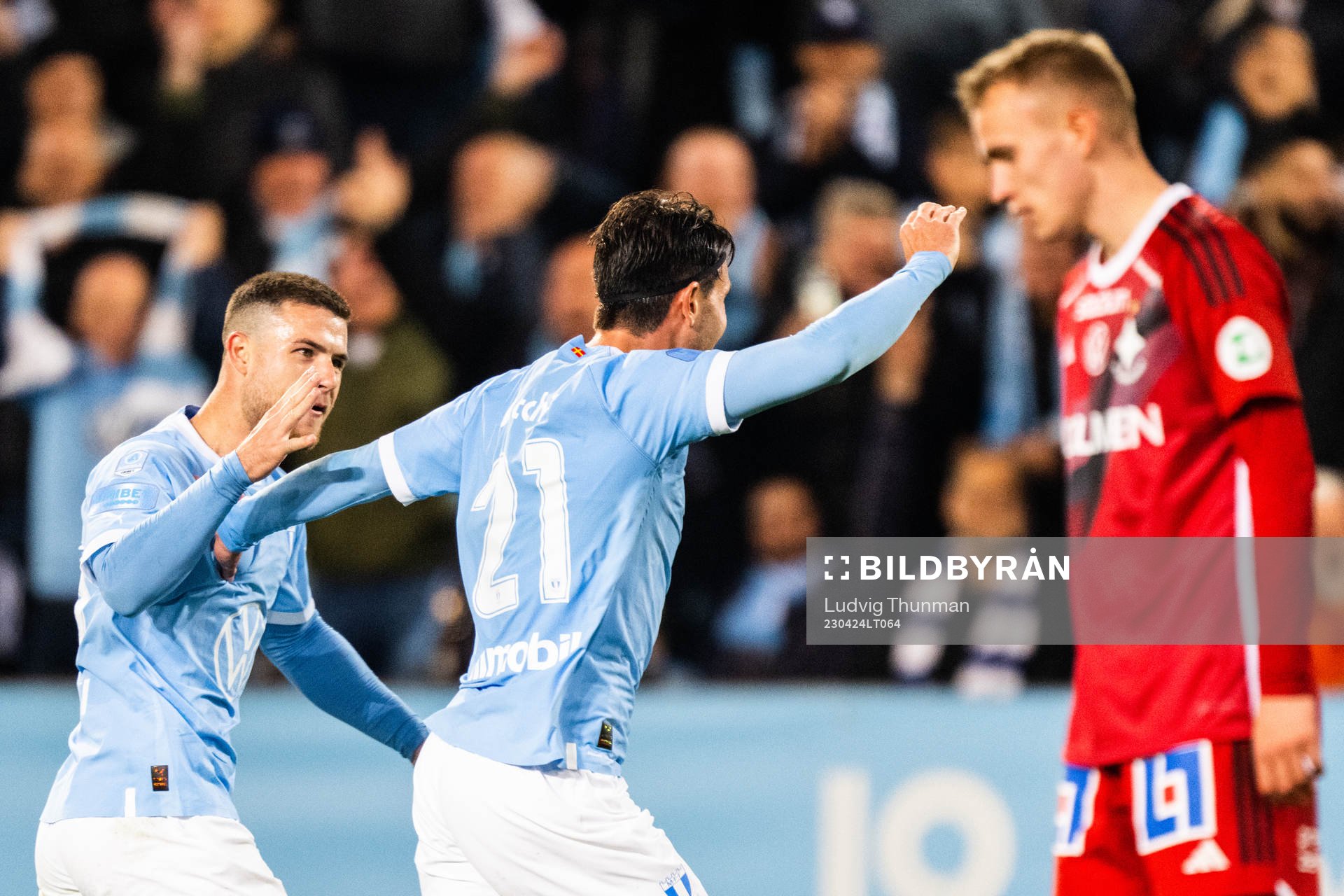 Malmö FFs Stefano Vecchia jublar