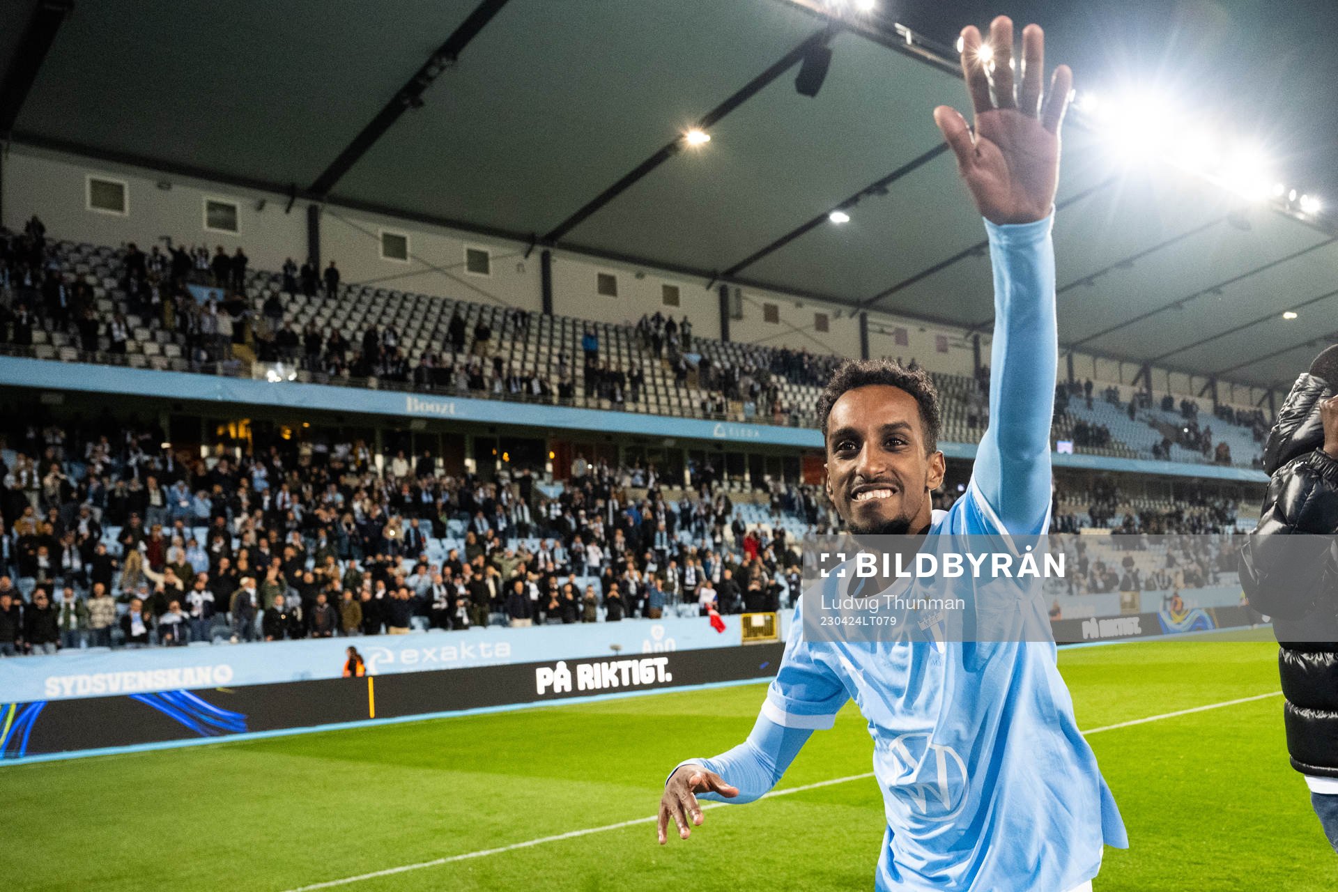 Malmö FFs Taha Ali jublar
