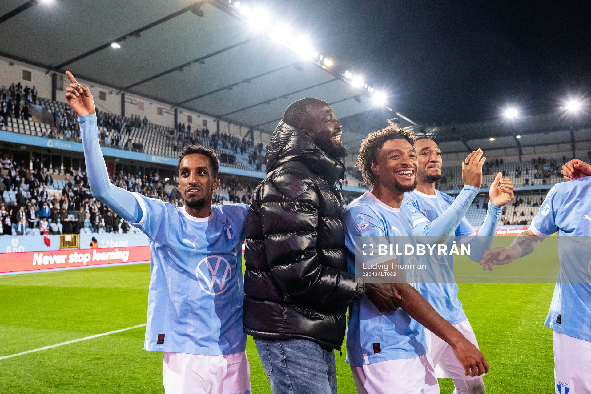 Malmö FFs Taha Ali jublar