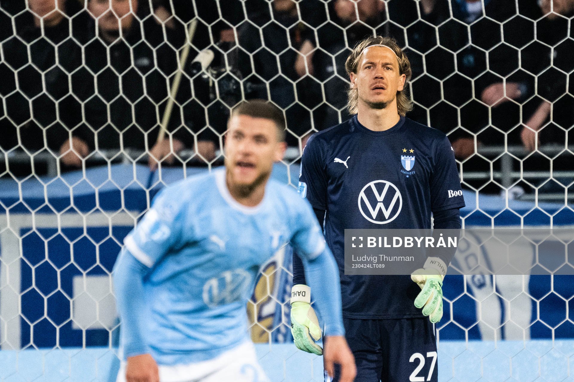 Malmö FFs målvakt Johan Dahlin