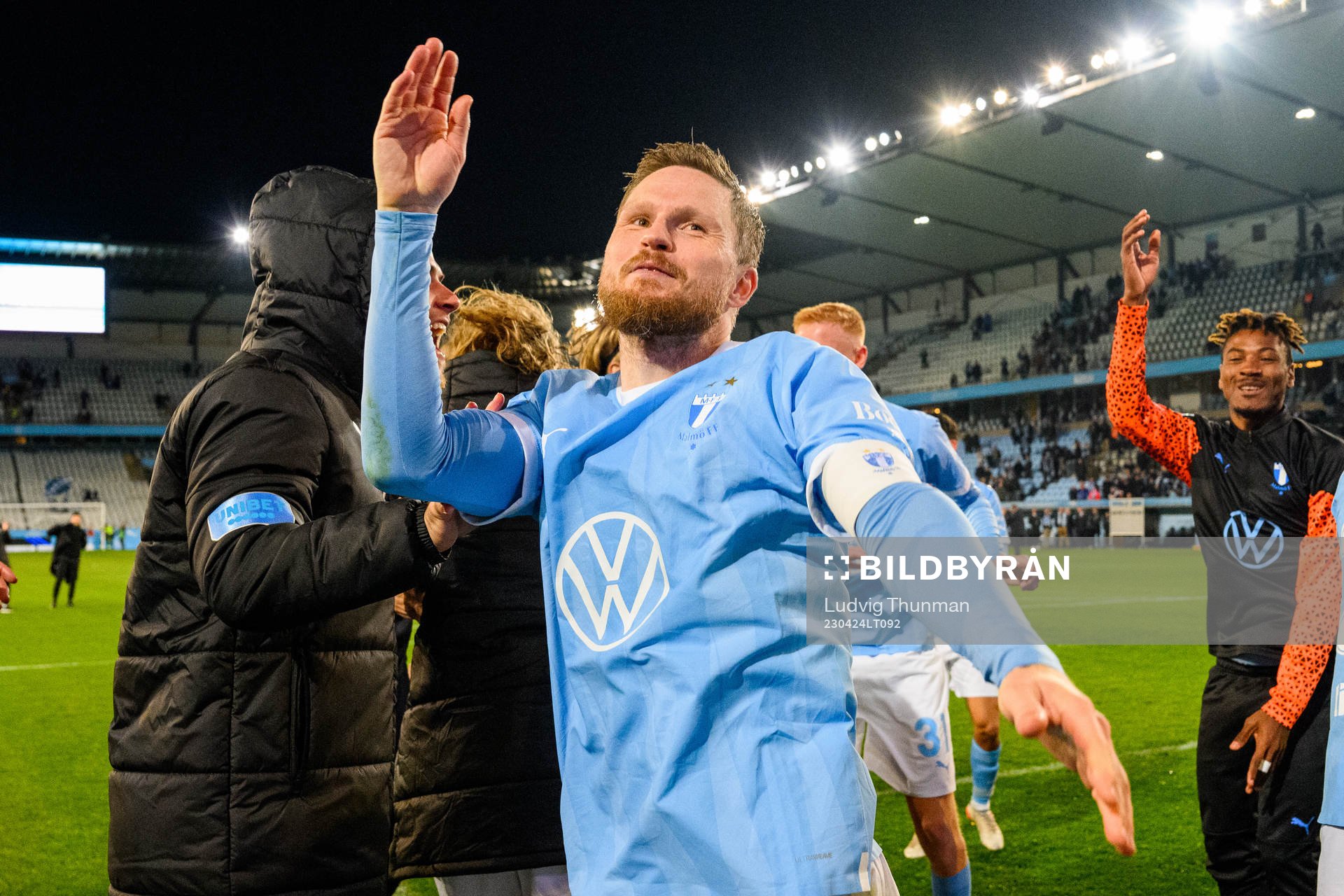 Malmö FFs Lasse Nielsen jublar