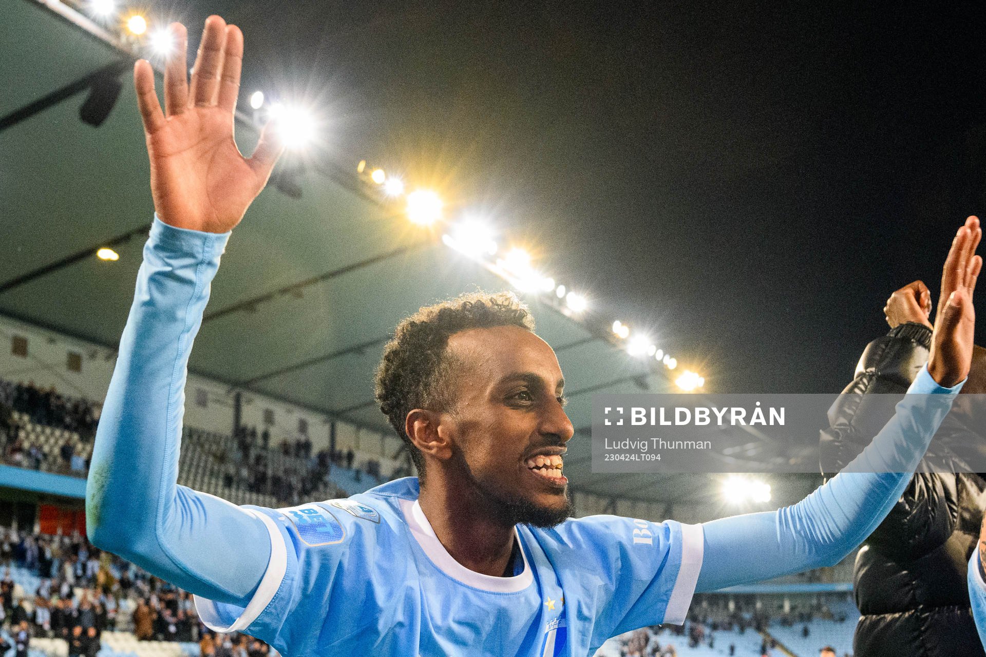 Malmö FFs Taha Ali jublar