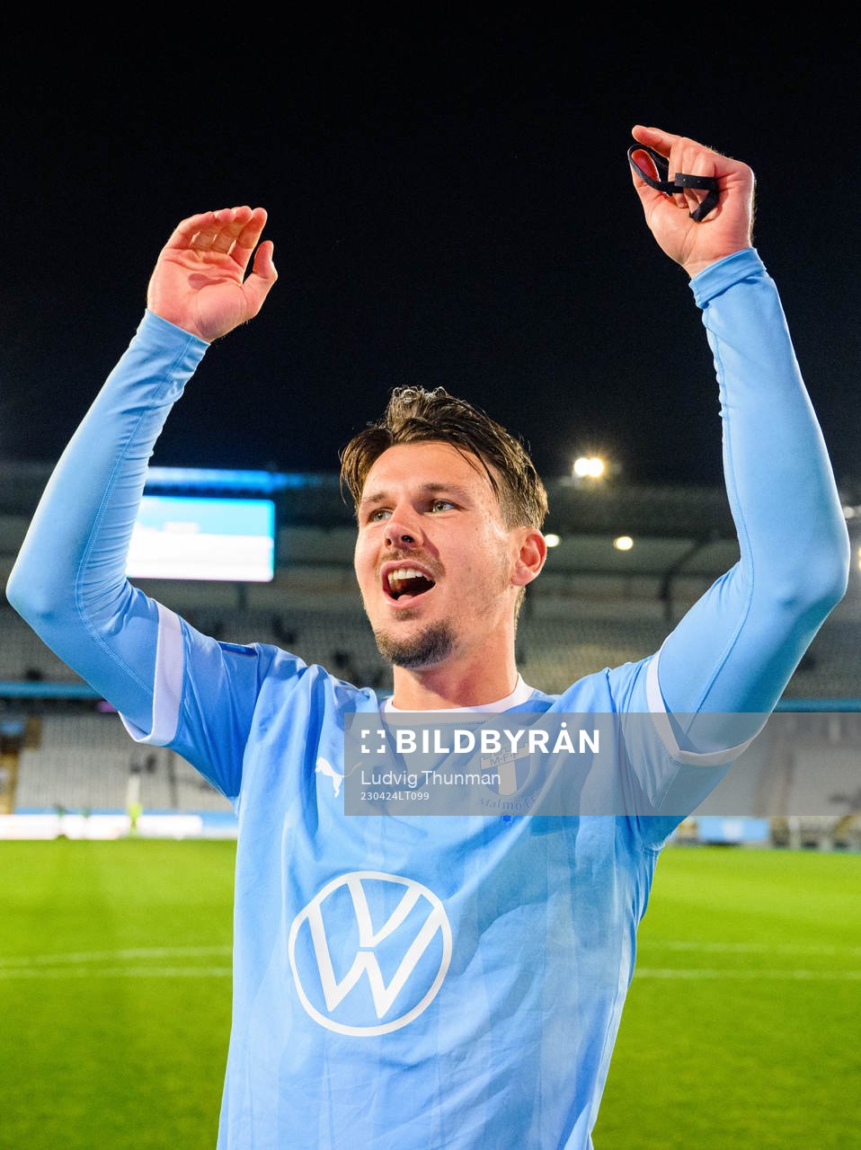 Malmö FFs Stefano Vecchia jublar