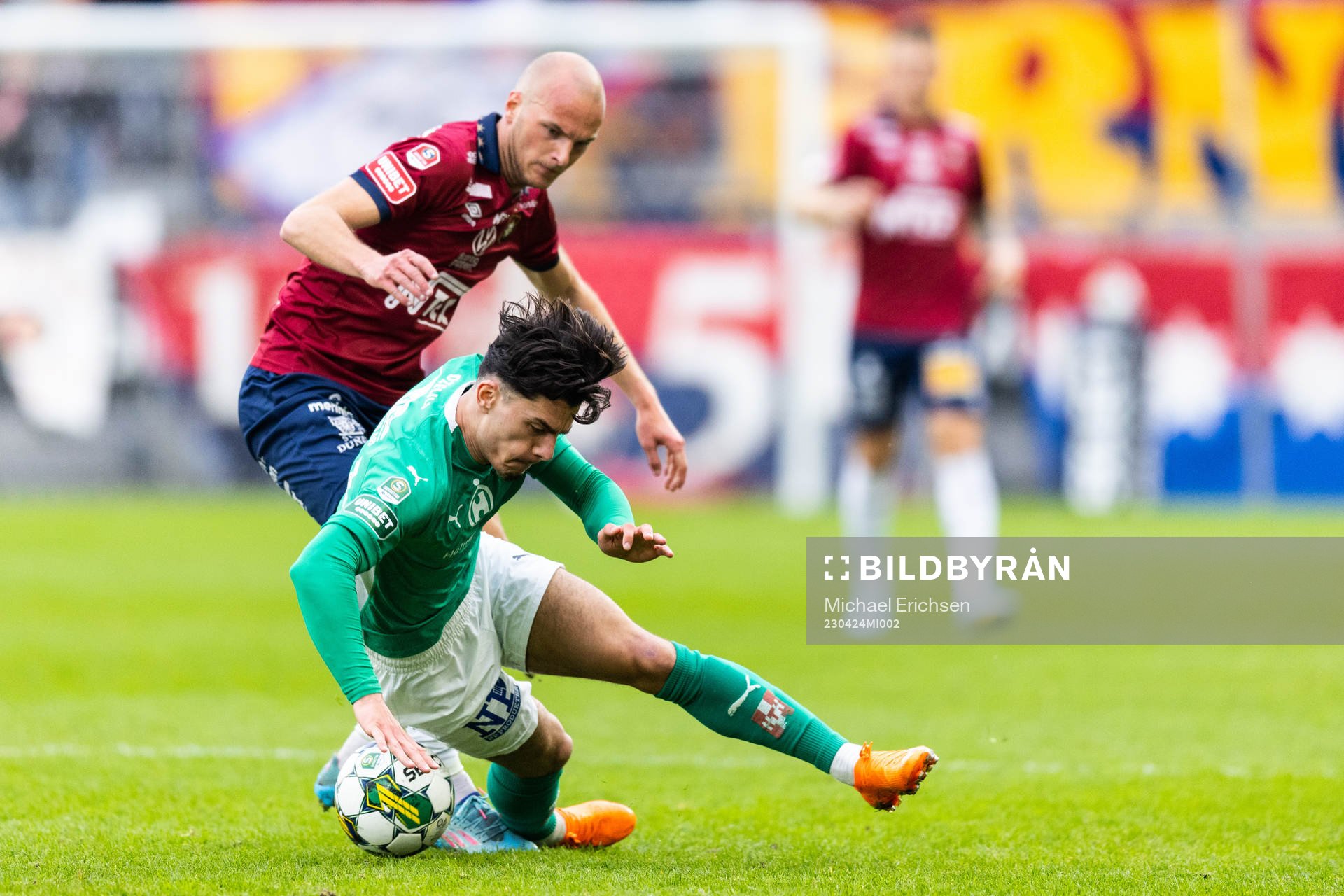 Örgrytes Jonathan Drott och Jönköpings Södras Flamur