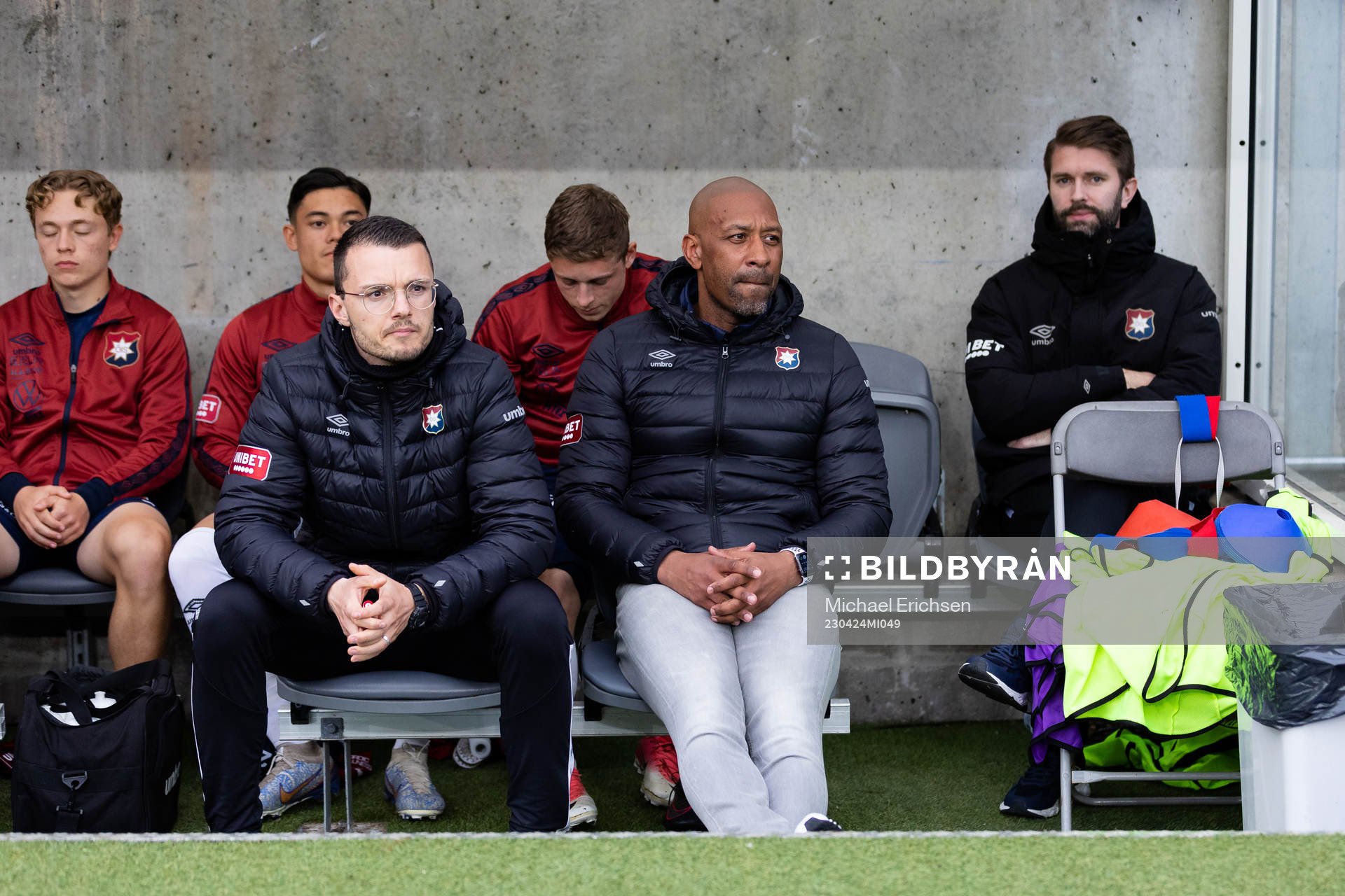 Örgrytes assisterande tränare Albin Sheqiri och tränare