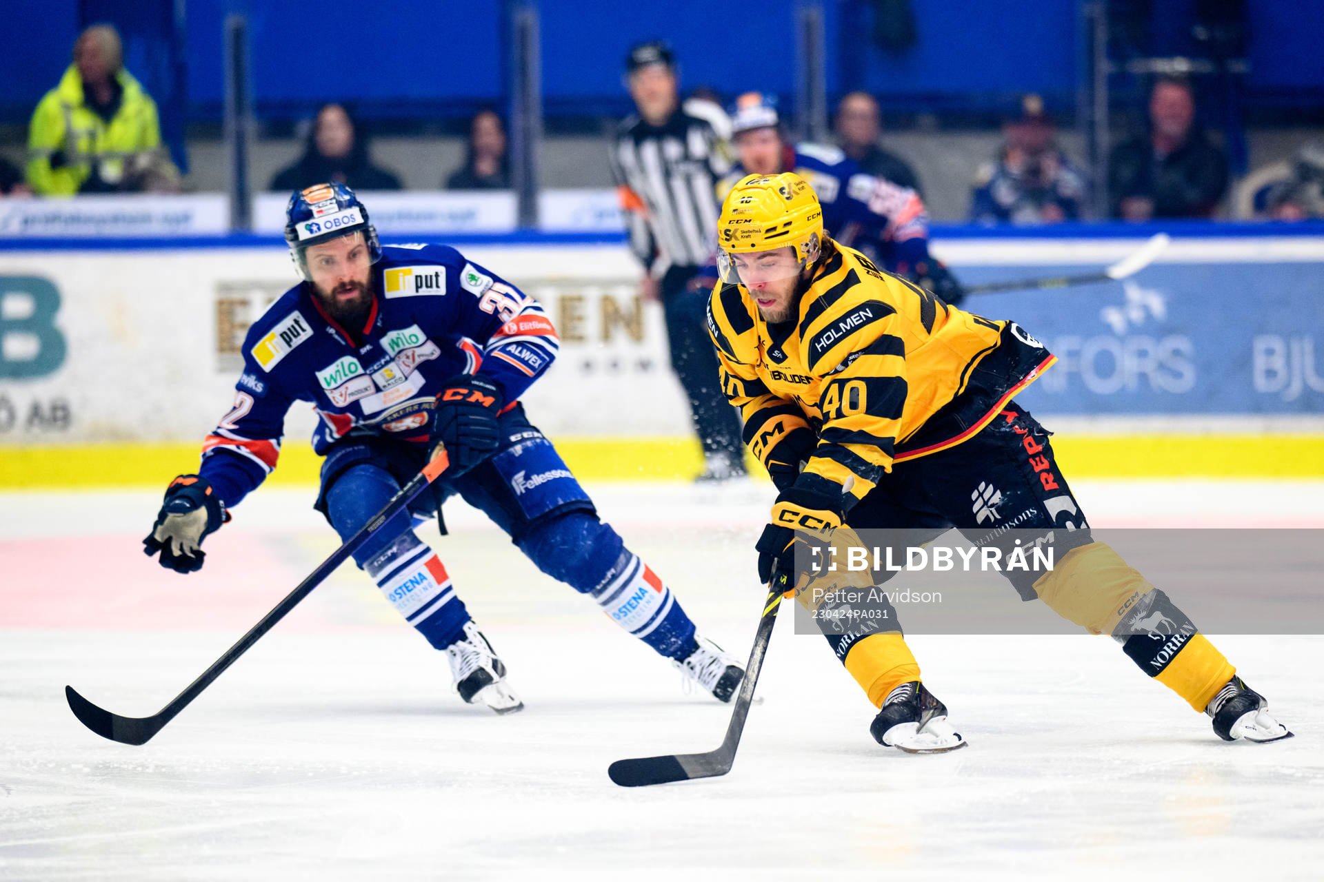 Växjös Lukas Bengtsson och Skellefteås Andreas Wingerli