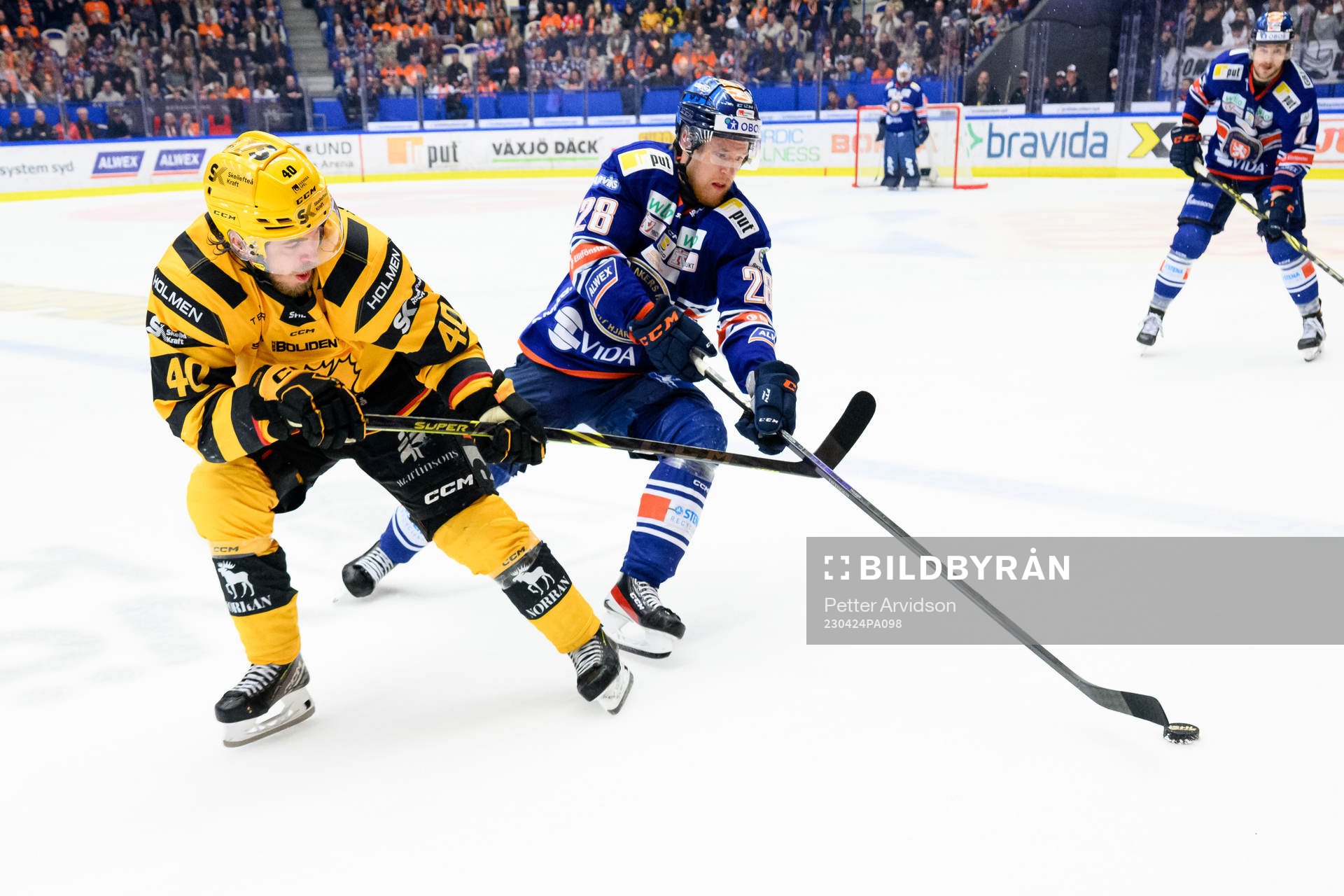 Skellefteås Andreas Wingerli och Växjös Hugo Gustafsson
