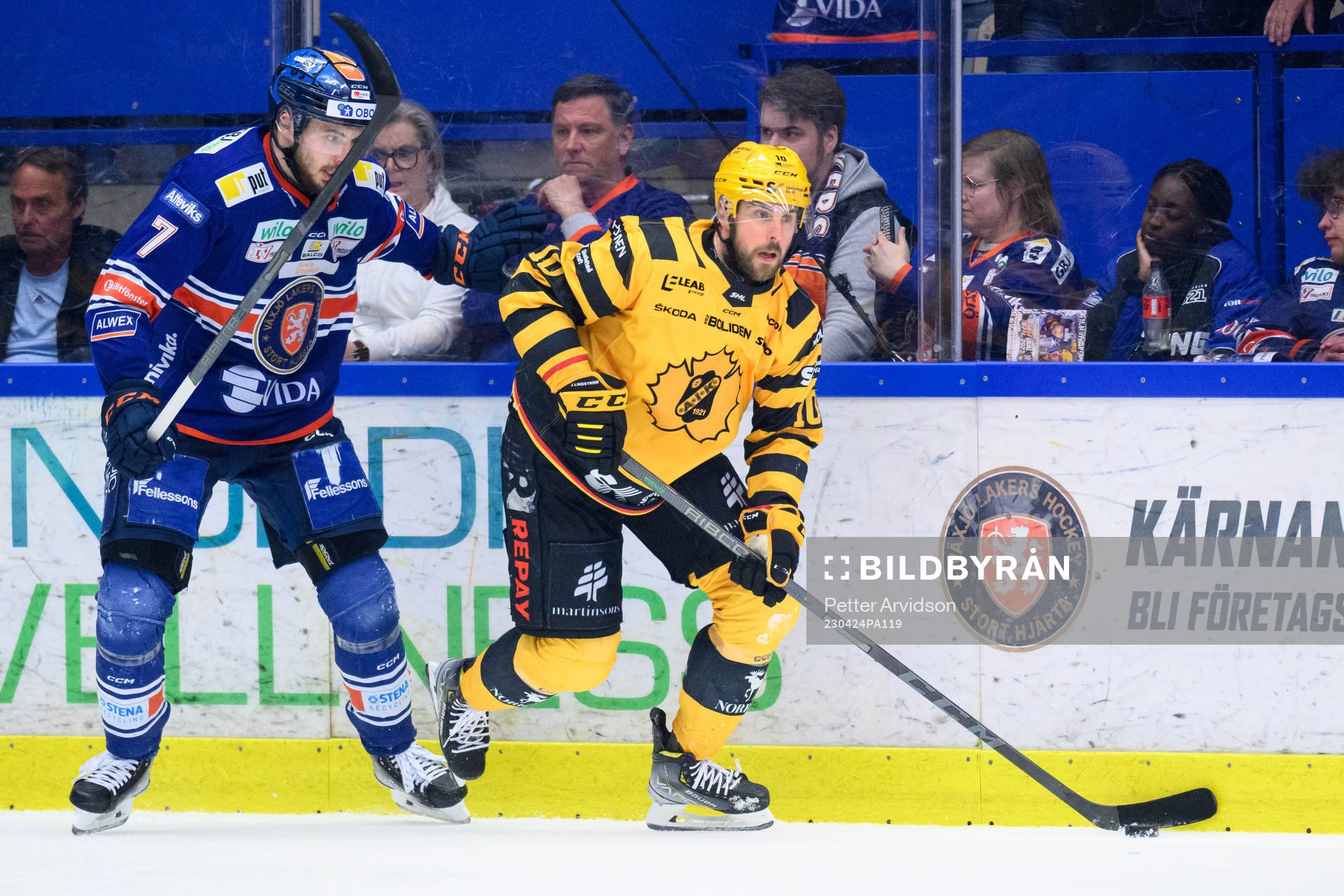 Växjös Hardy Häman Aktell och Skellefteås Joakim