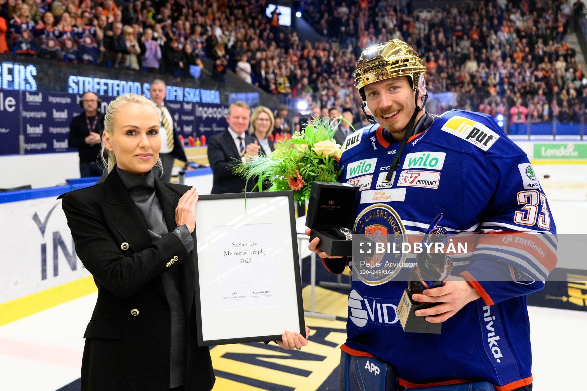 Växjös målvakt Emil Larmi tilldelas Stefan Liv Memorial