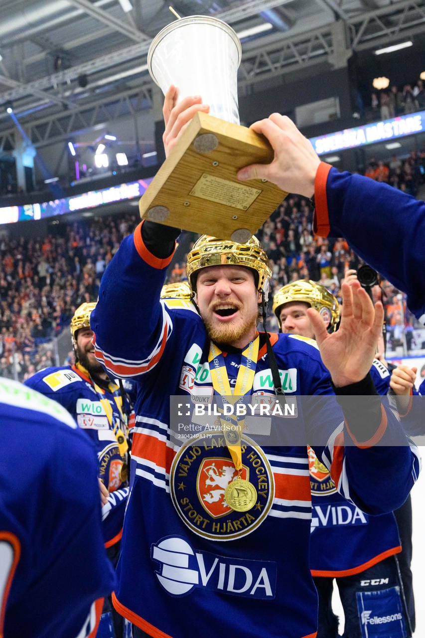 Växjös Ludvig Nilsson jublar