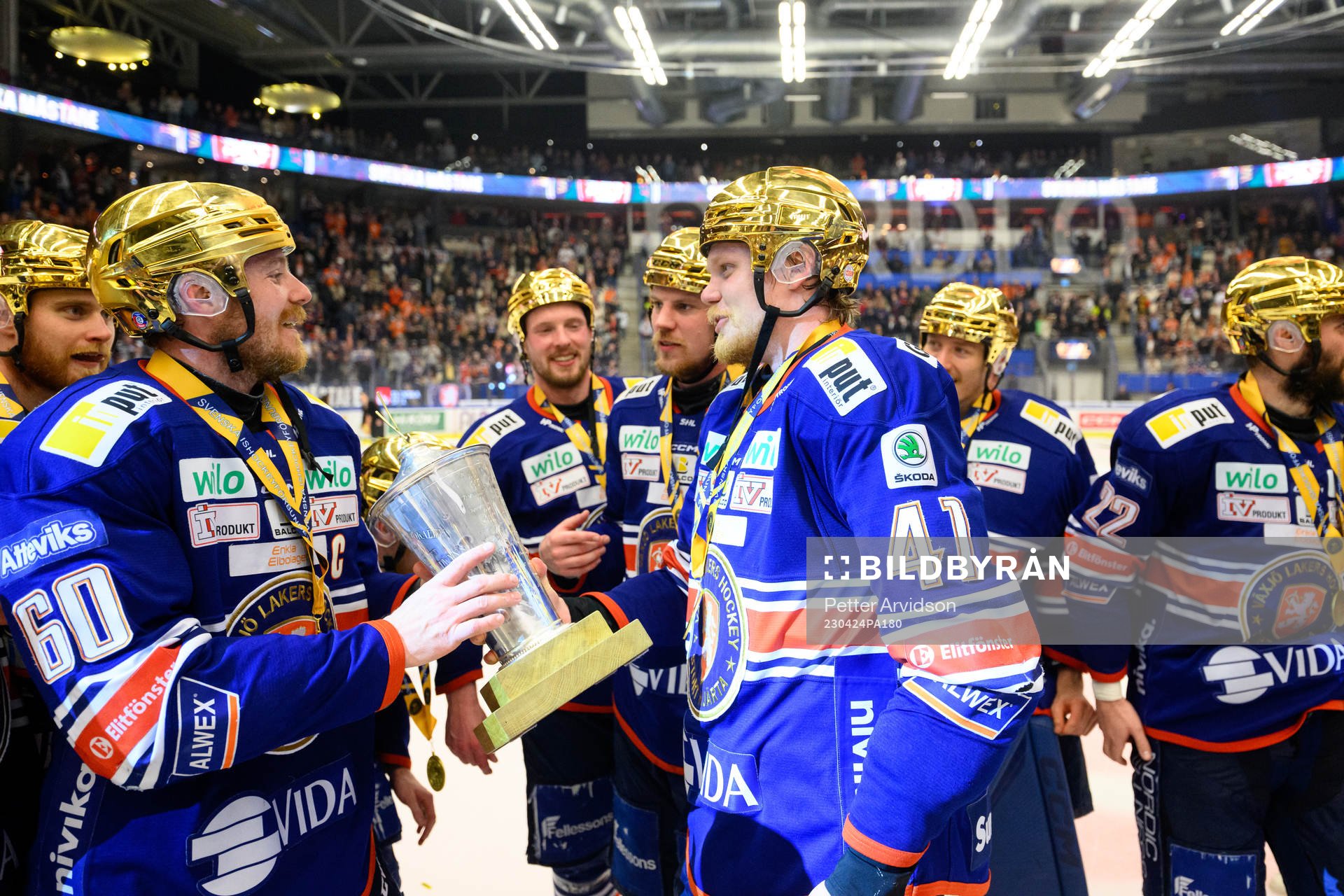 Växjös Ludvig Nilsson jublar