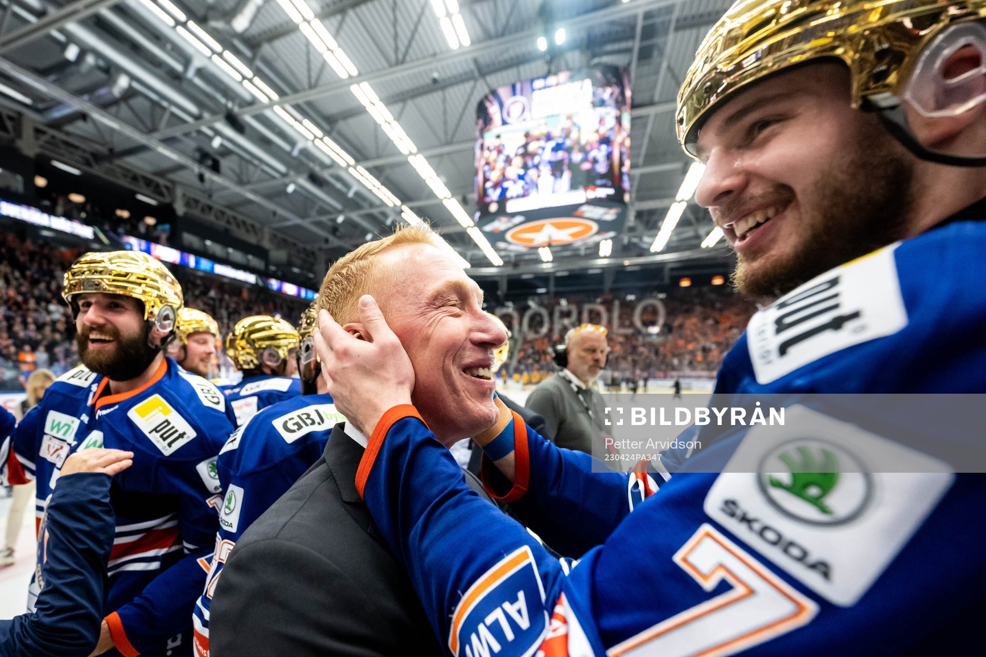Växjös tränare Jörgen Jönsson och Hardy Häman Aktell