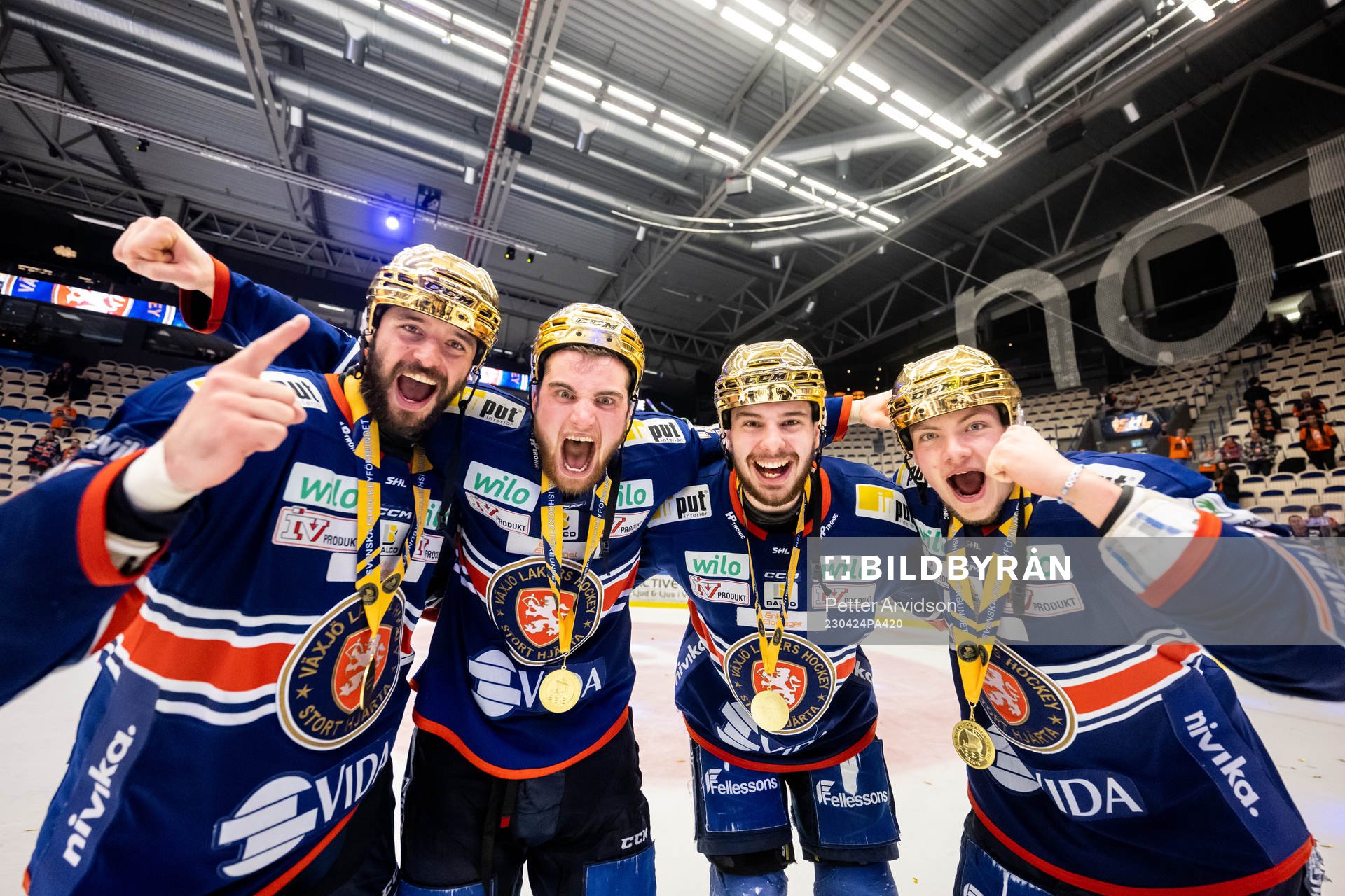 Växjös Tobias Rieder, Glenn Gustafsson, Hardy Häman