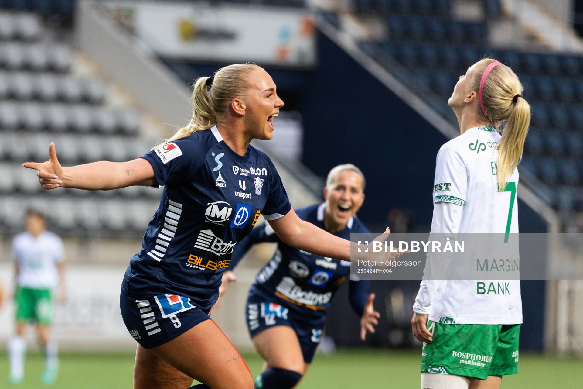 Linköpings Cathinka Friis Tandberg jublar