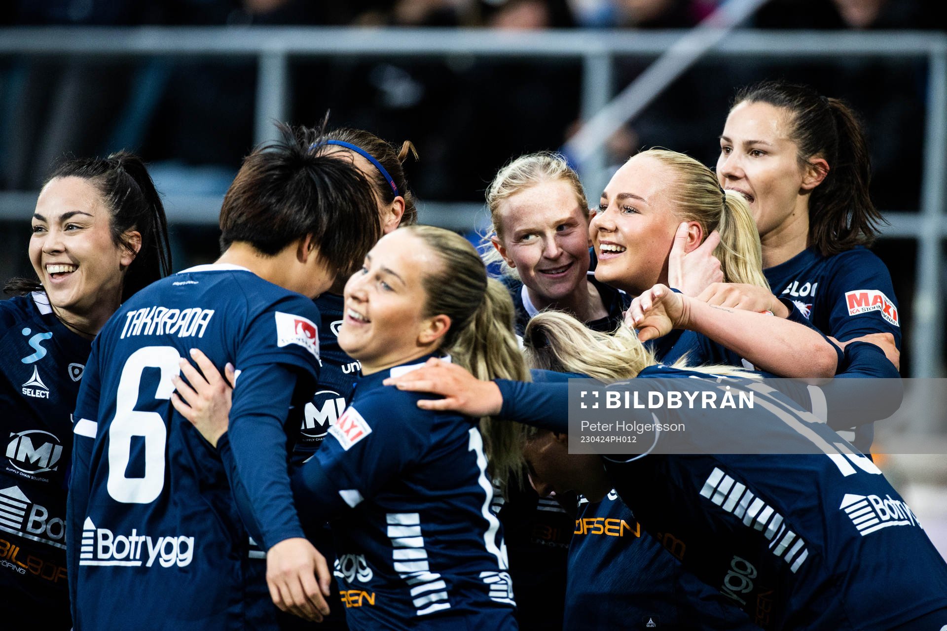 Linköpings Cathinka Friis Tandberg jublar