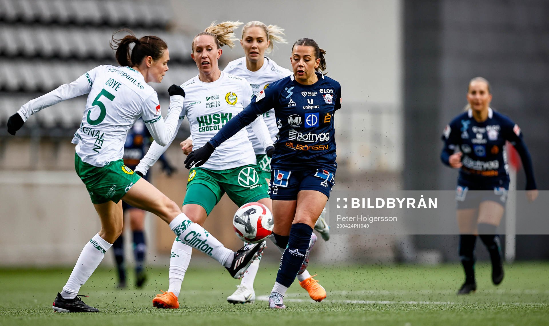 Hammarbys Simone Boye Sørensen, Julia Roddar, Linköpings