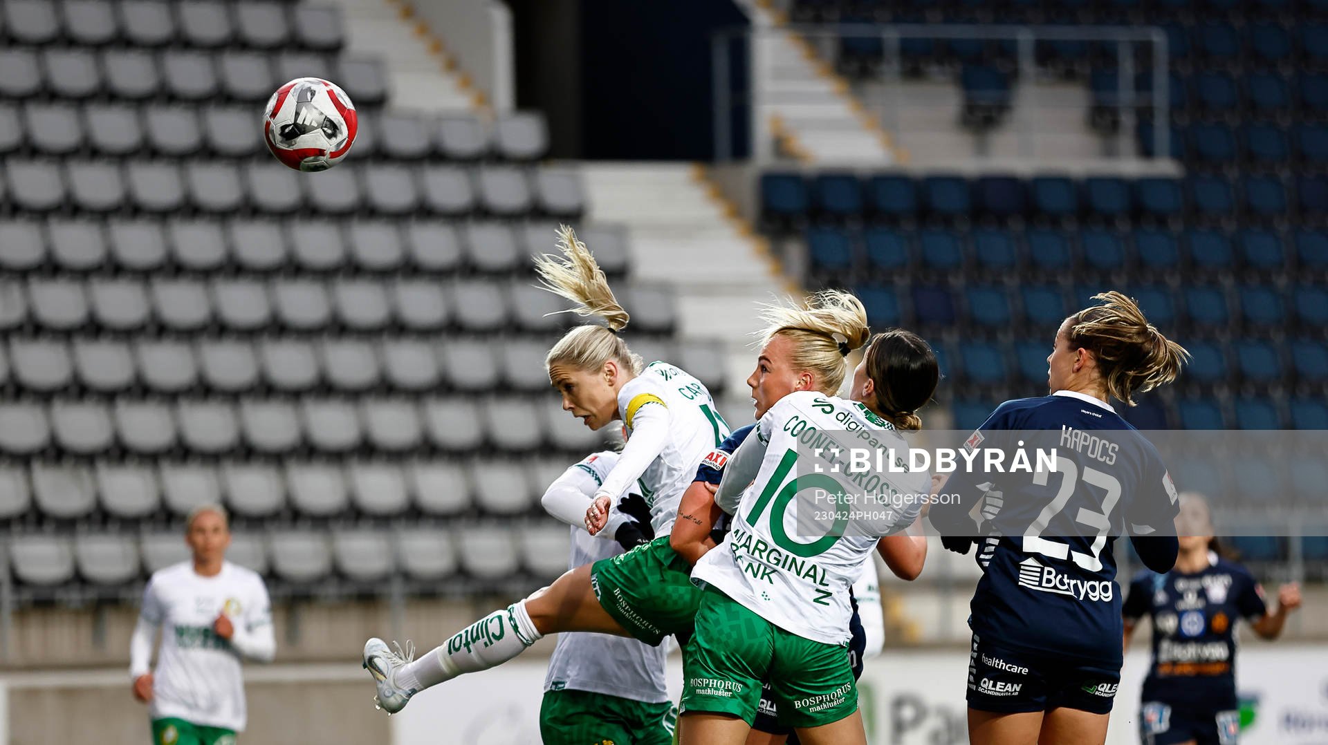 Mål 1-0 av Linköpings Cathinka Friis Tandberg