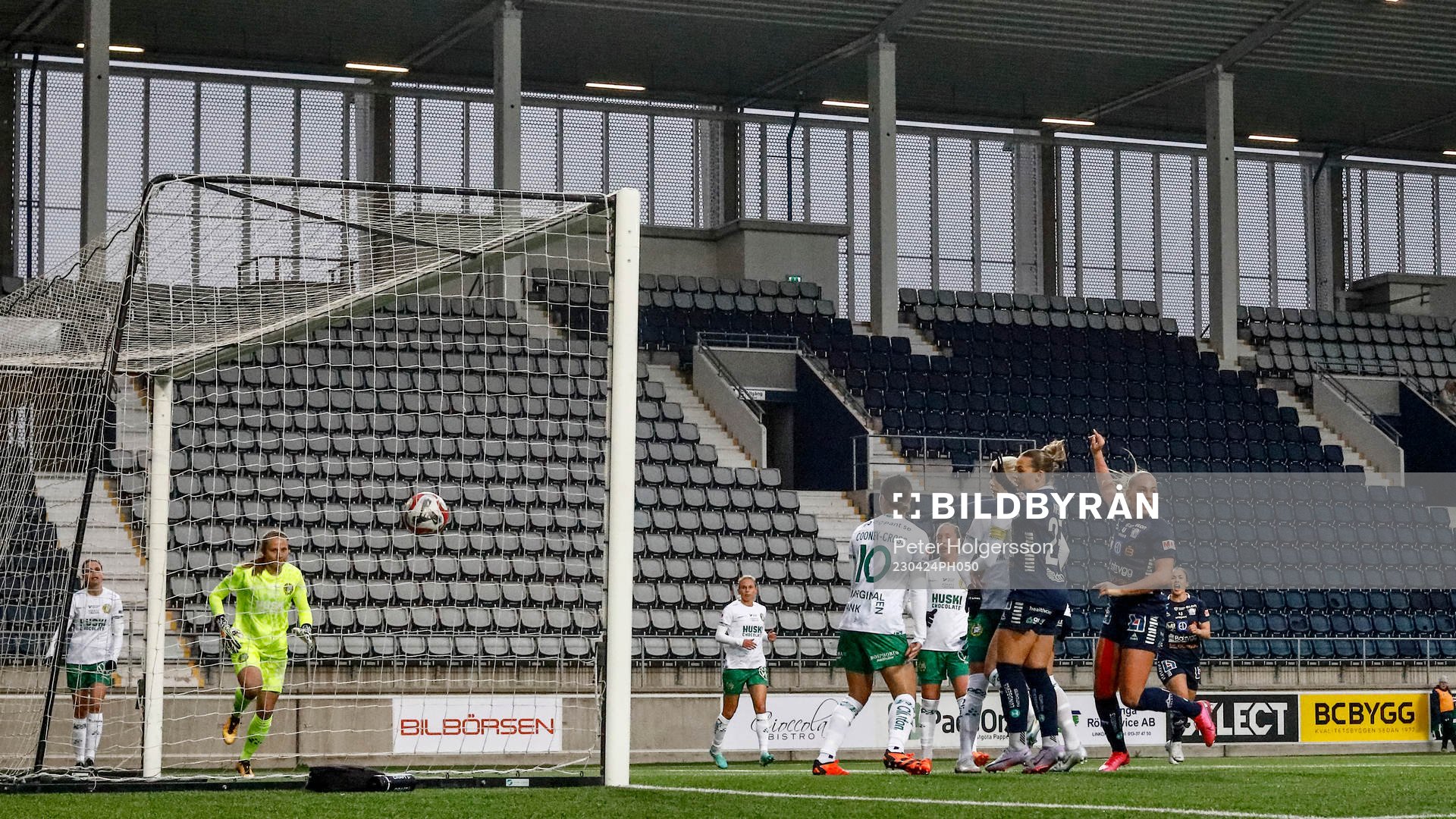 Mål 1-0 av Linköpings Cathinka Friis Tandberg