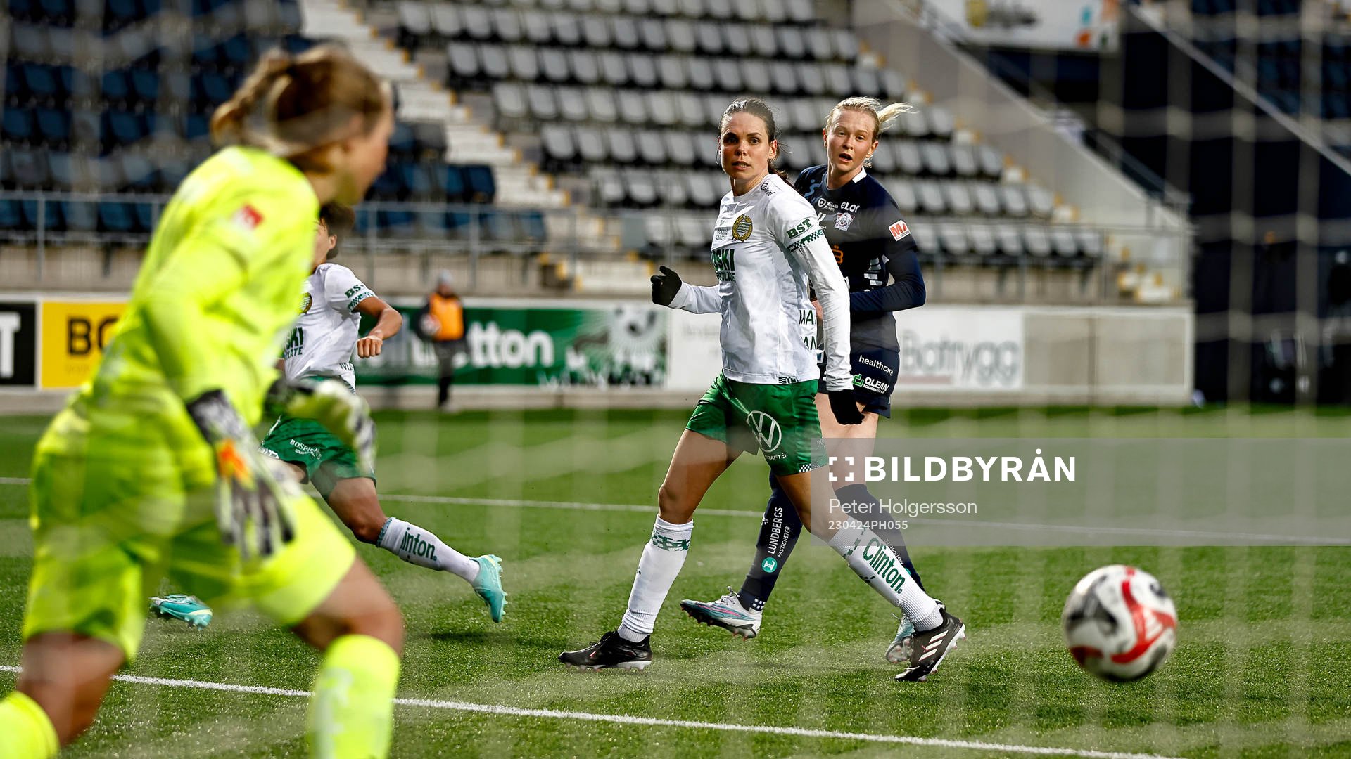 Hammarbys Simone Boye Sørensen och Linköpings Emma