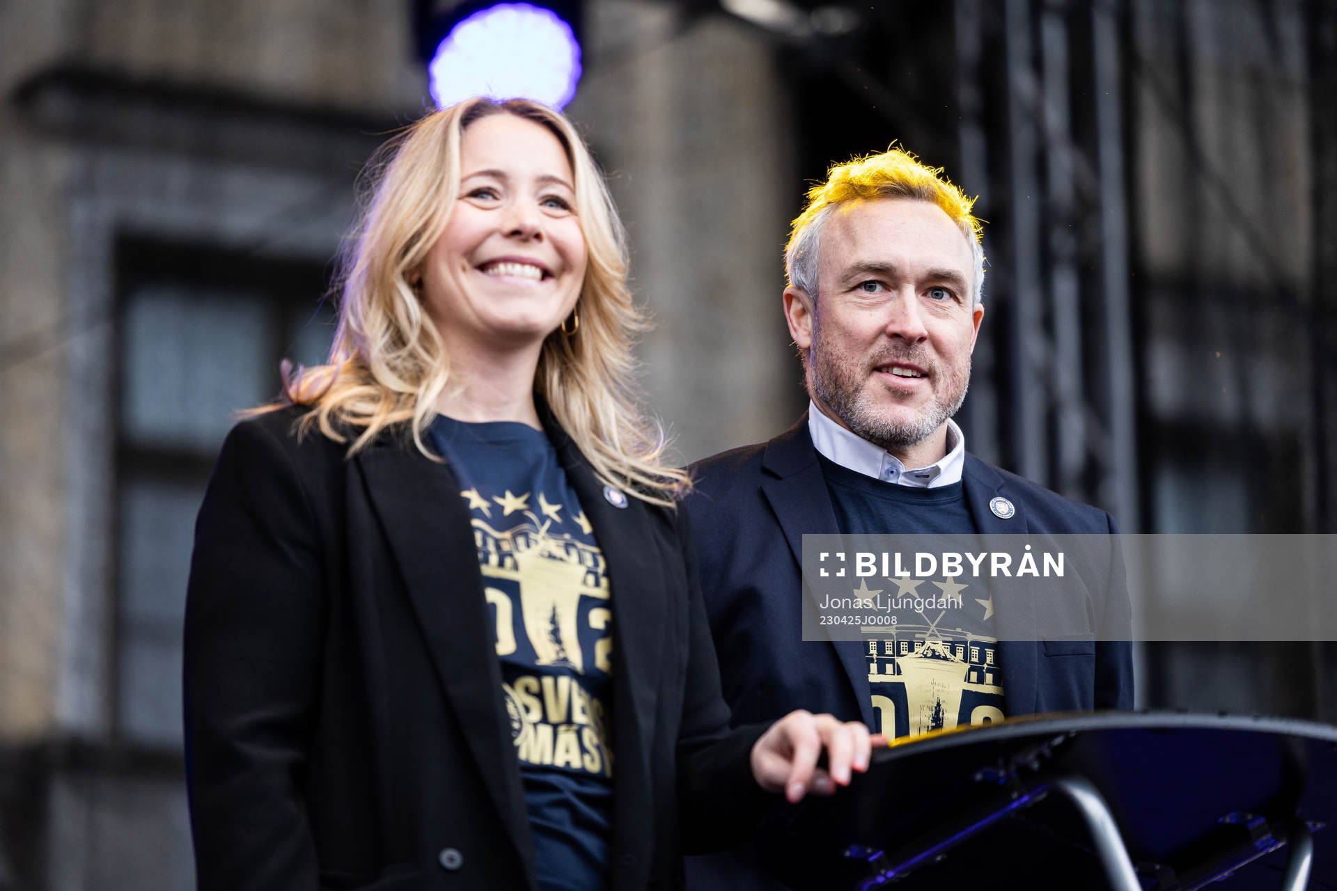Växjös ordförande Jennie Isberg och VD Stefan Hörberg