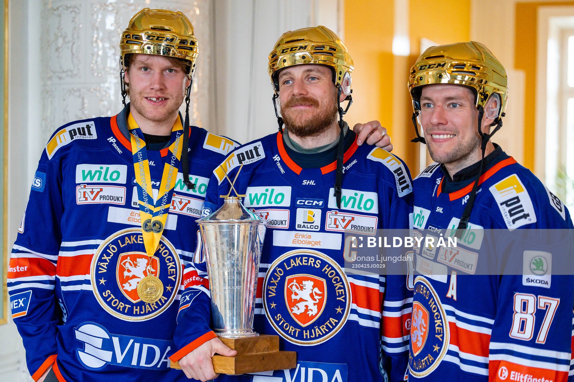 Ludvig Claesson, Erik Josefsson och Robert Rosén med LeMat