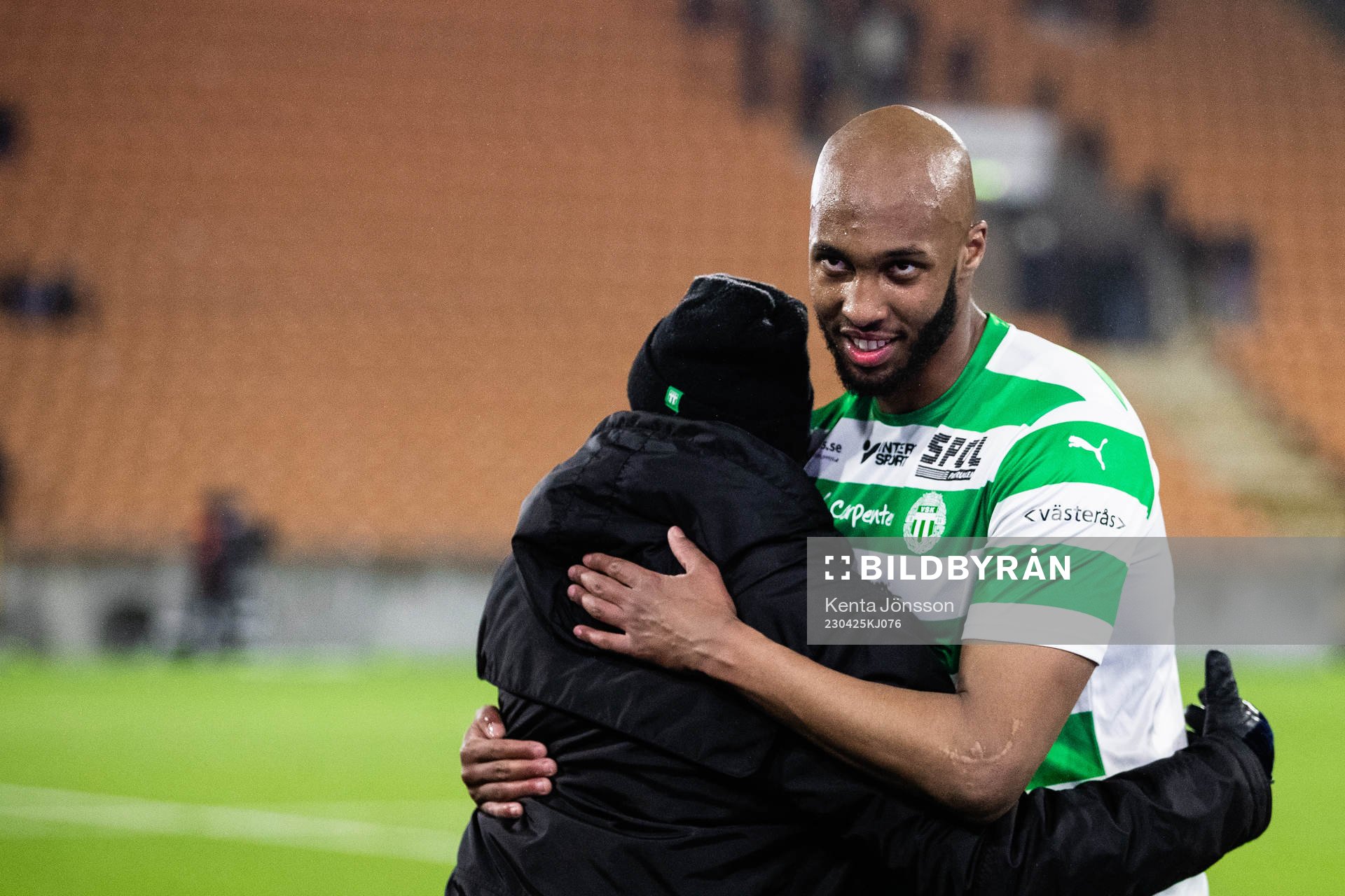 Västerås Jabir Abdihakim Ali och tränare Kalle Karlsson